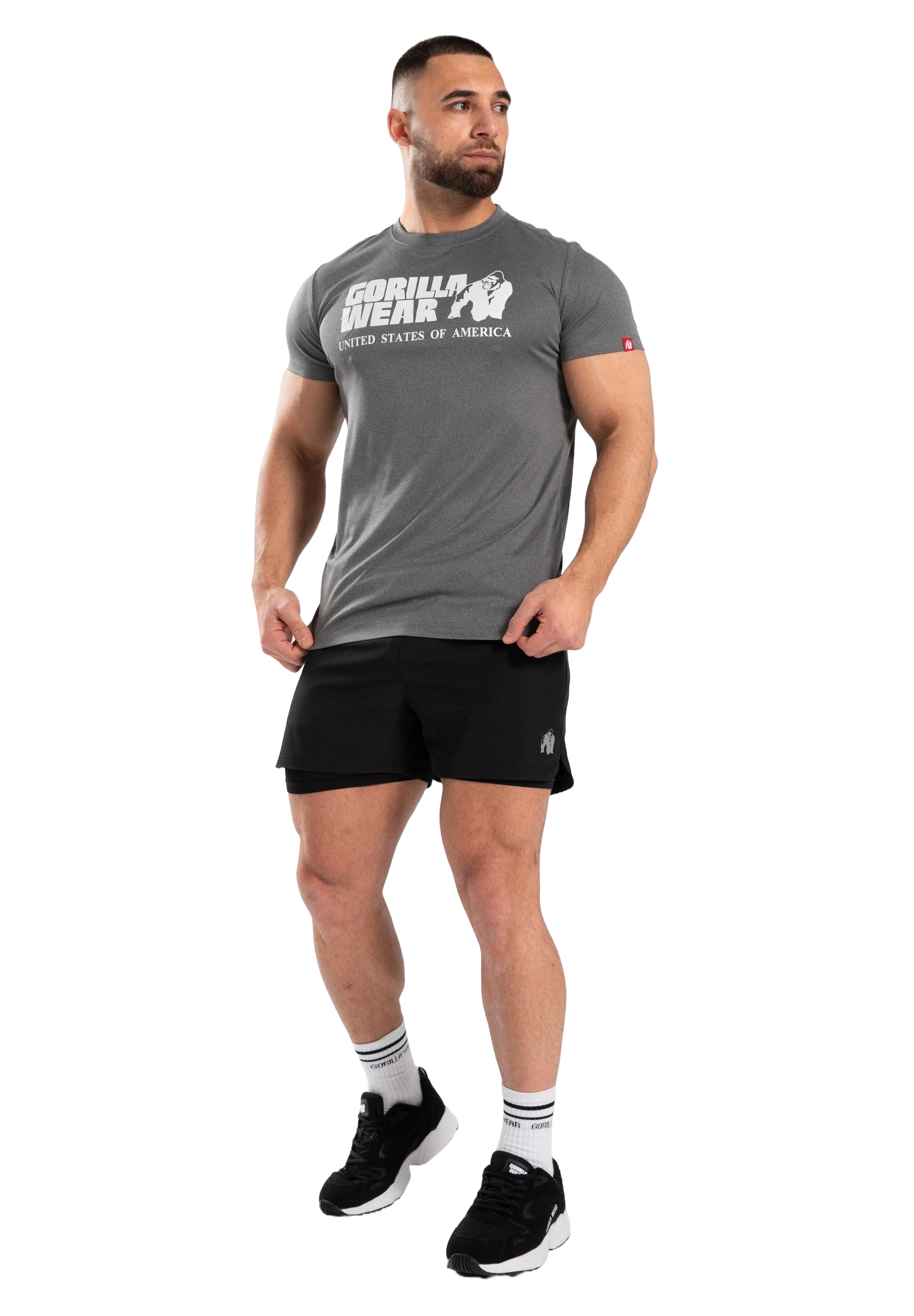 Gorilla Wear Classic Training T-Shirt, grey melange