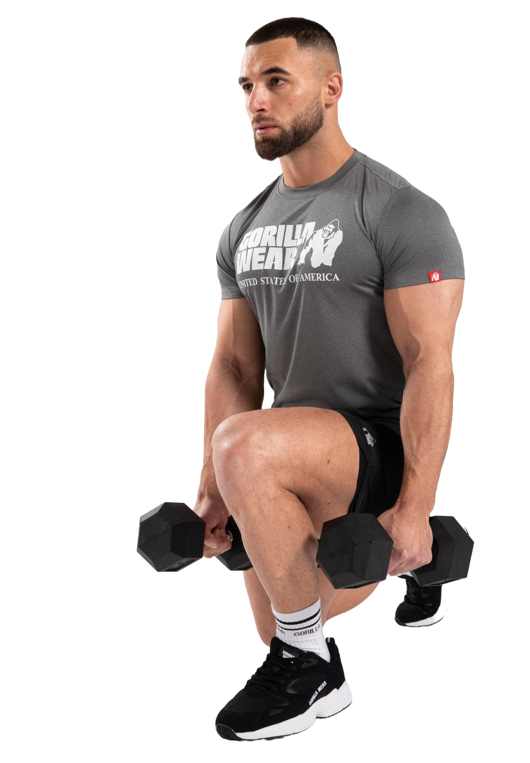 Gorilla Wear Classic Training T-Shirt, grey melange