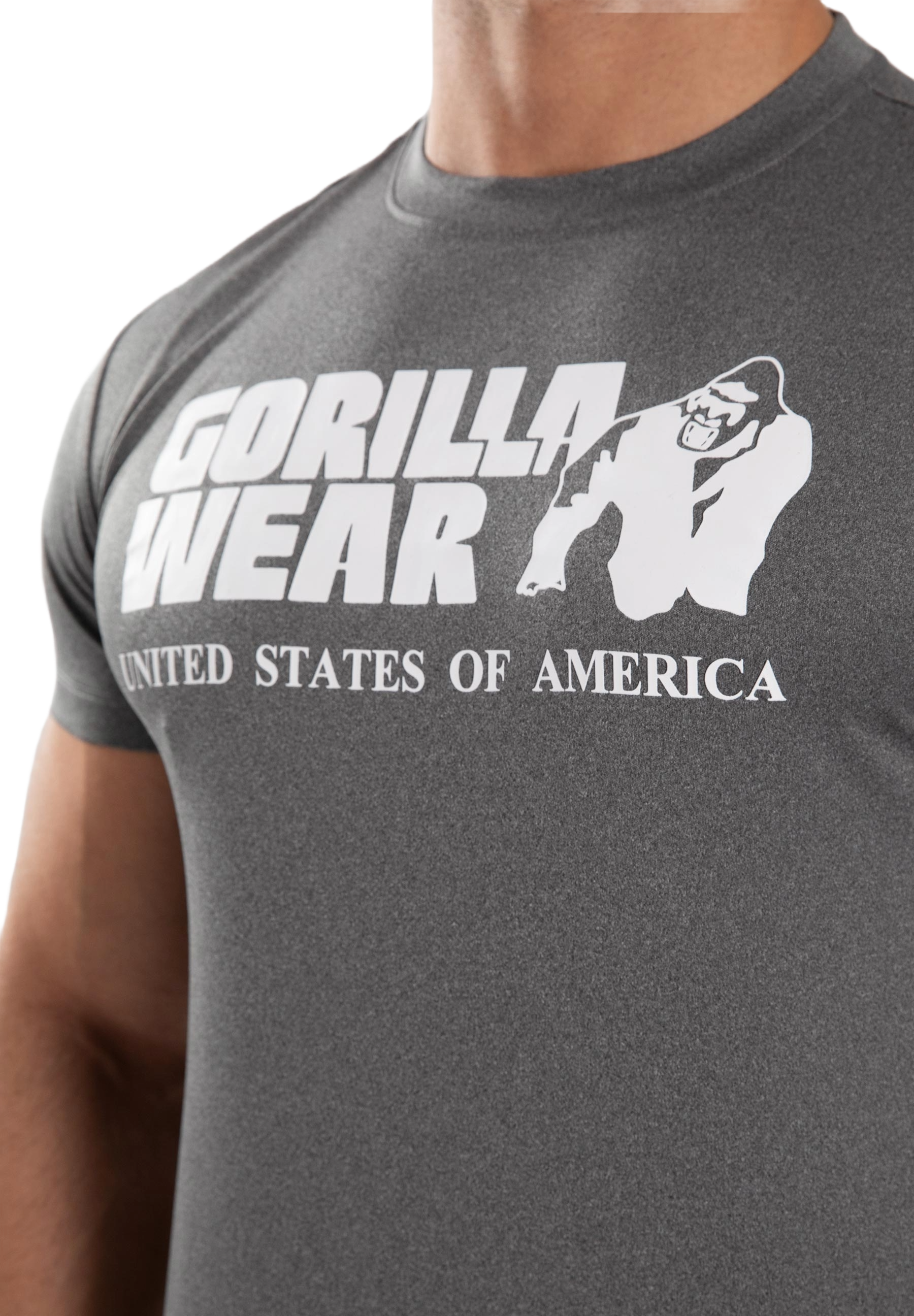 Gorilla Wear Classic Training T-Shirt, grey melange