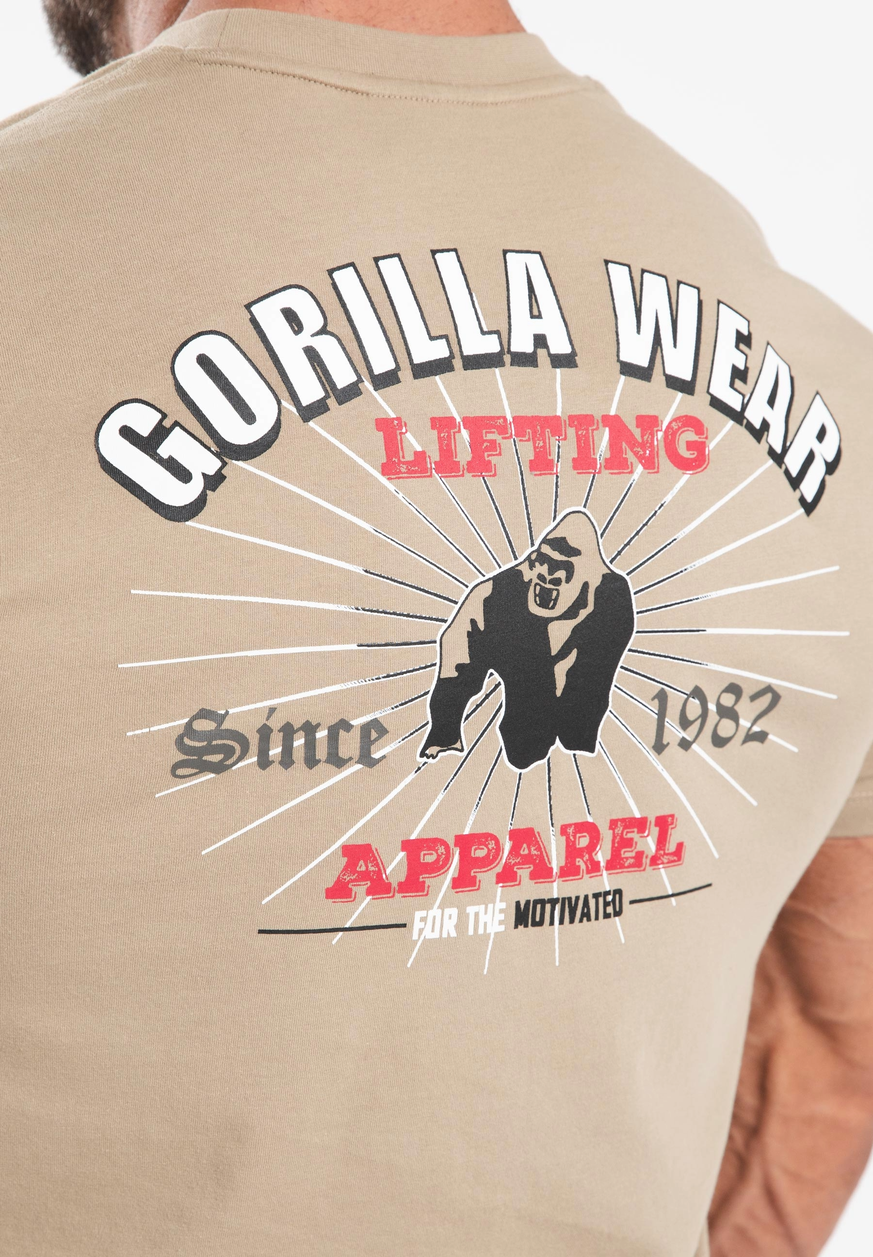 Gorilla Wear Oregon T-Shirt, beige