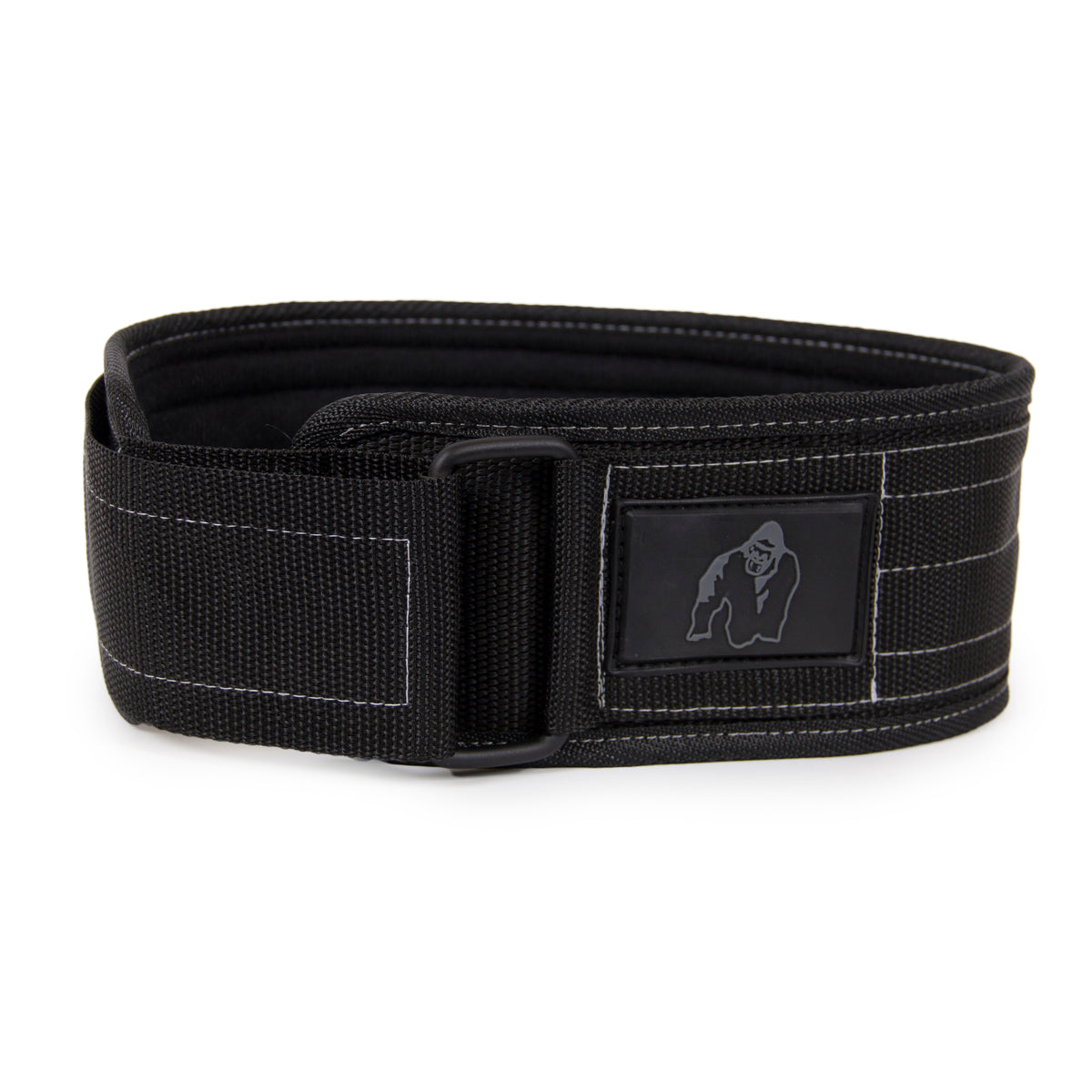 Gorilla Wear 4 Inch Nylon Belt, black/grey