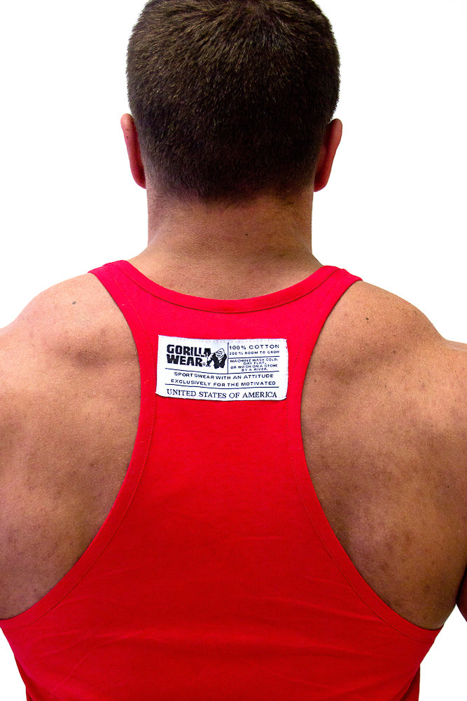 Gorilla Wear Classic Tank Top, red