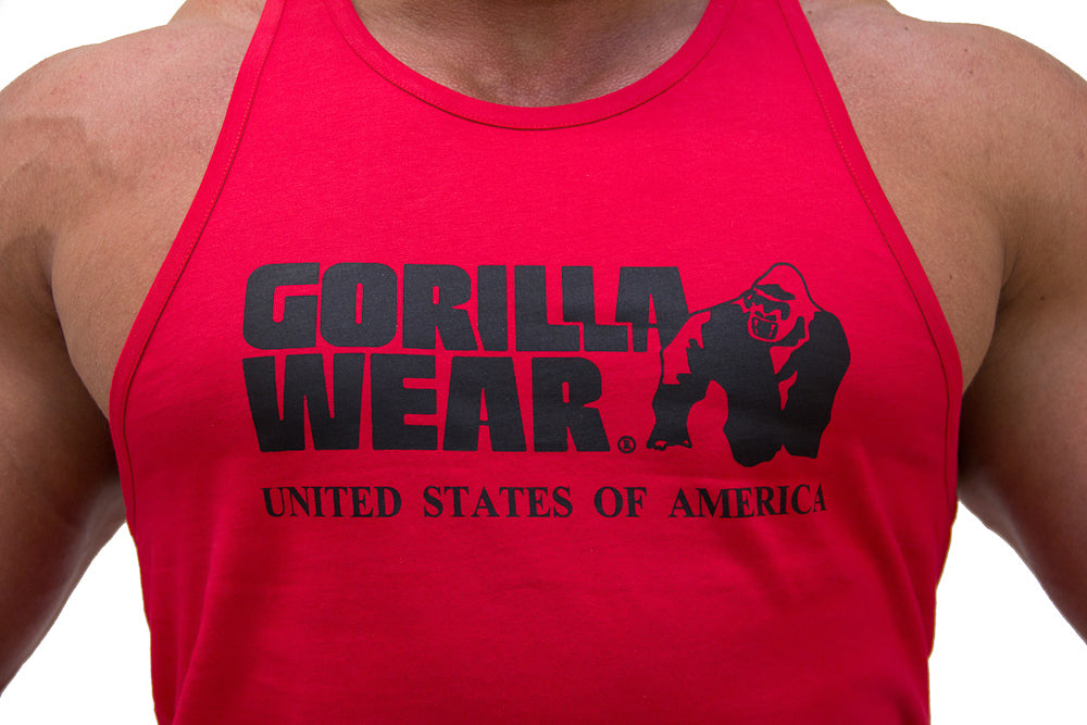 Gorilla Wear Classic Tank Top, red