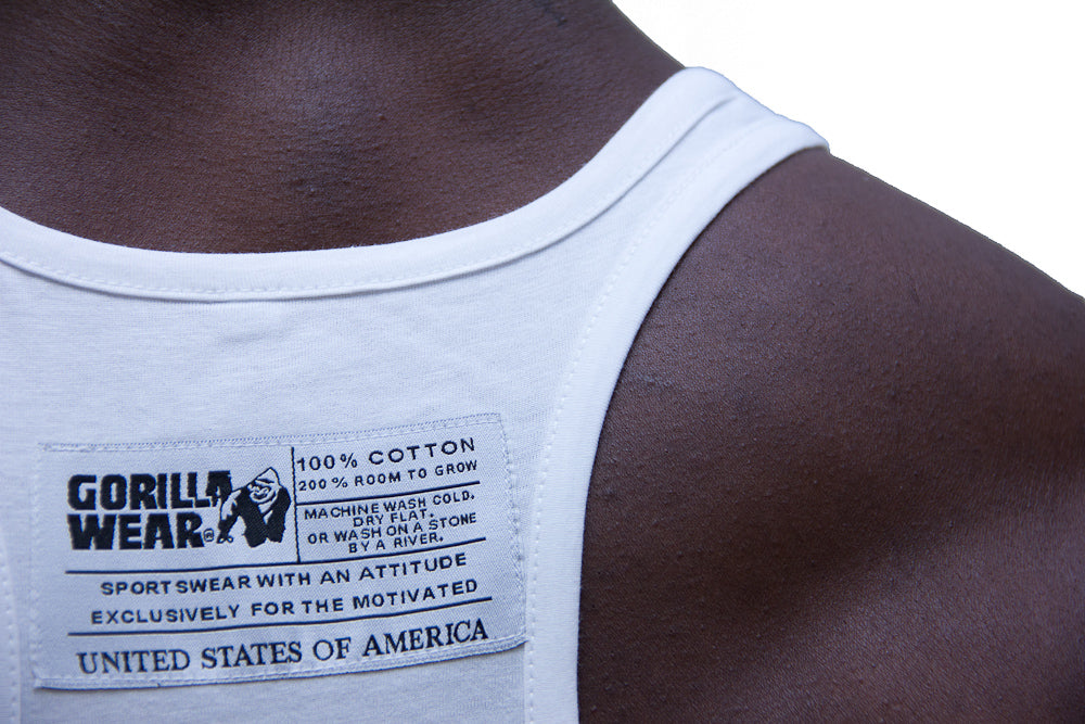 Gorilla Wear Classic Tank Top, white