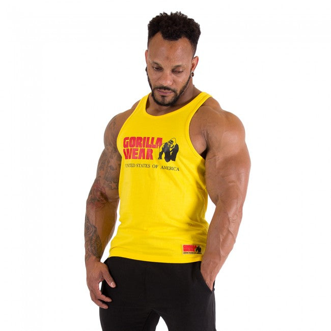Gorilla Wear Classic Tank Top, yellow