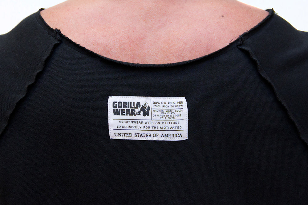 Gorilla Wear Classic Workout Top, black