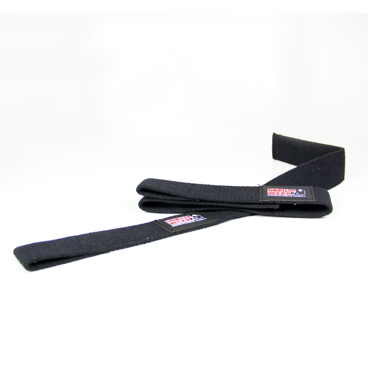 Gorilla Wear Lifting Straps, black