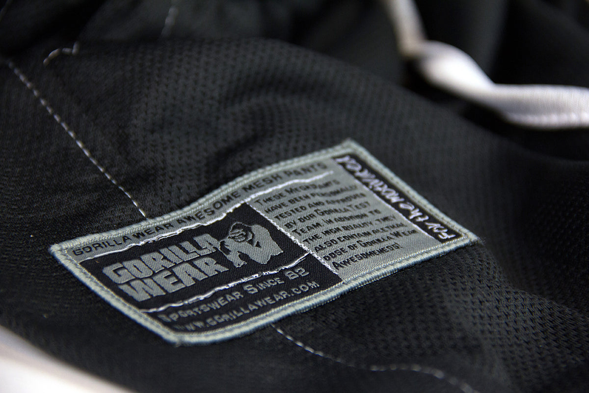 Gorilla Wear Logo Mesh Pants, black