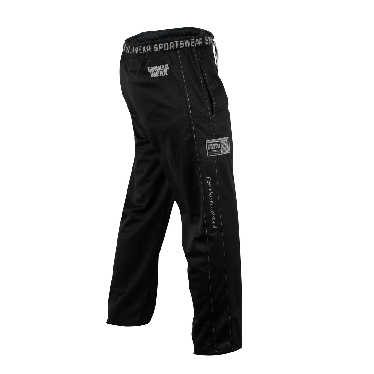 Gorilla Wear Logo Mesh Pants, black