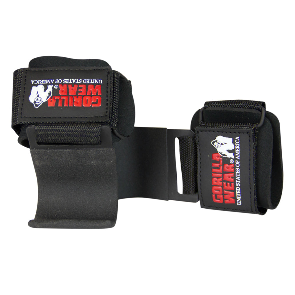 Gorilla Wear Weight Lifting Hooks, black