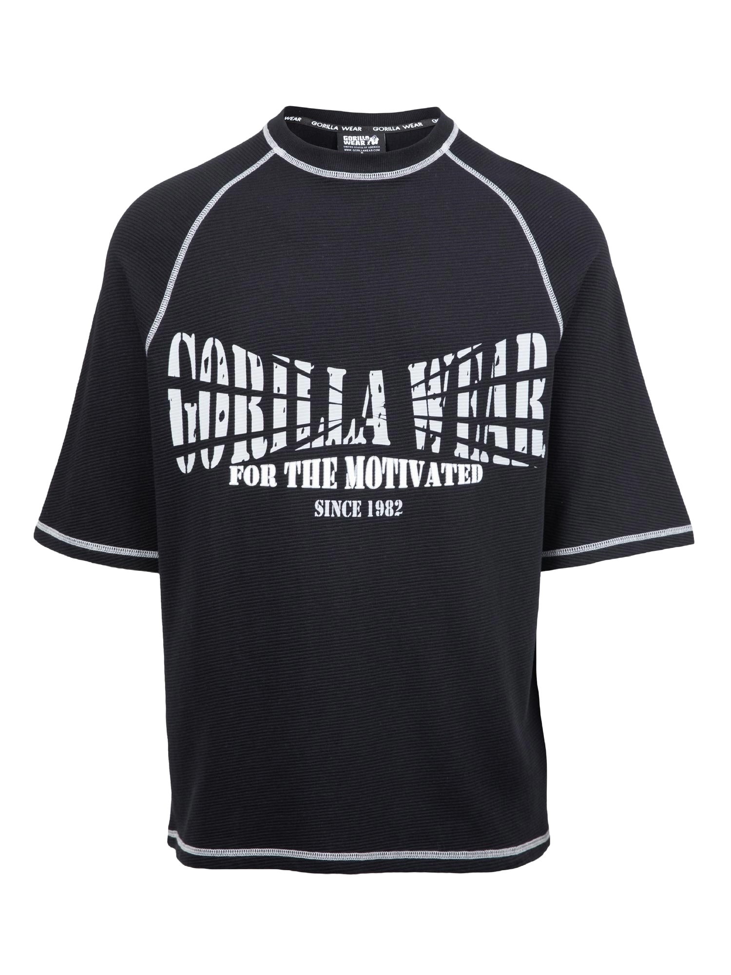 Gorilla Wear Finley Oversized T-Shirt, black/grey