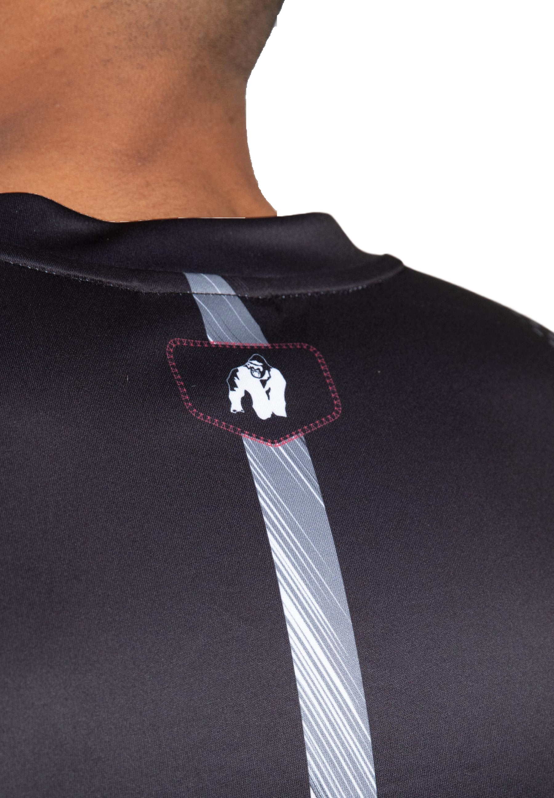 Gorilla Wear Clayton T-Shirt, black/red