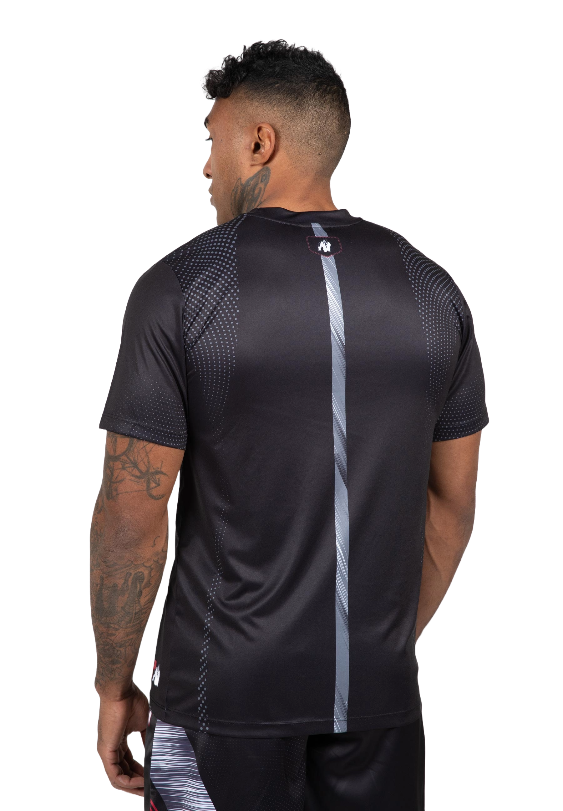 Gorilla Wear Clayton T-Shirt, black/red