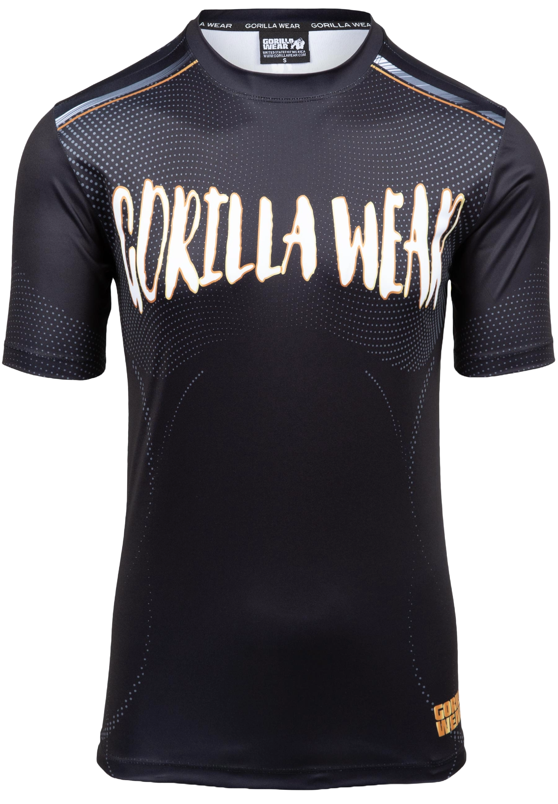 Gorilla Wear Clayton T-Shirt, black/gold