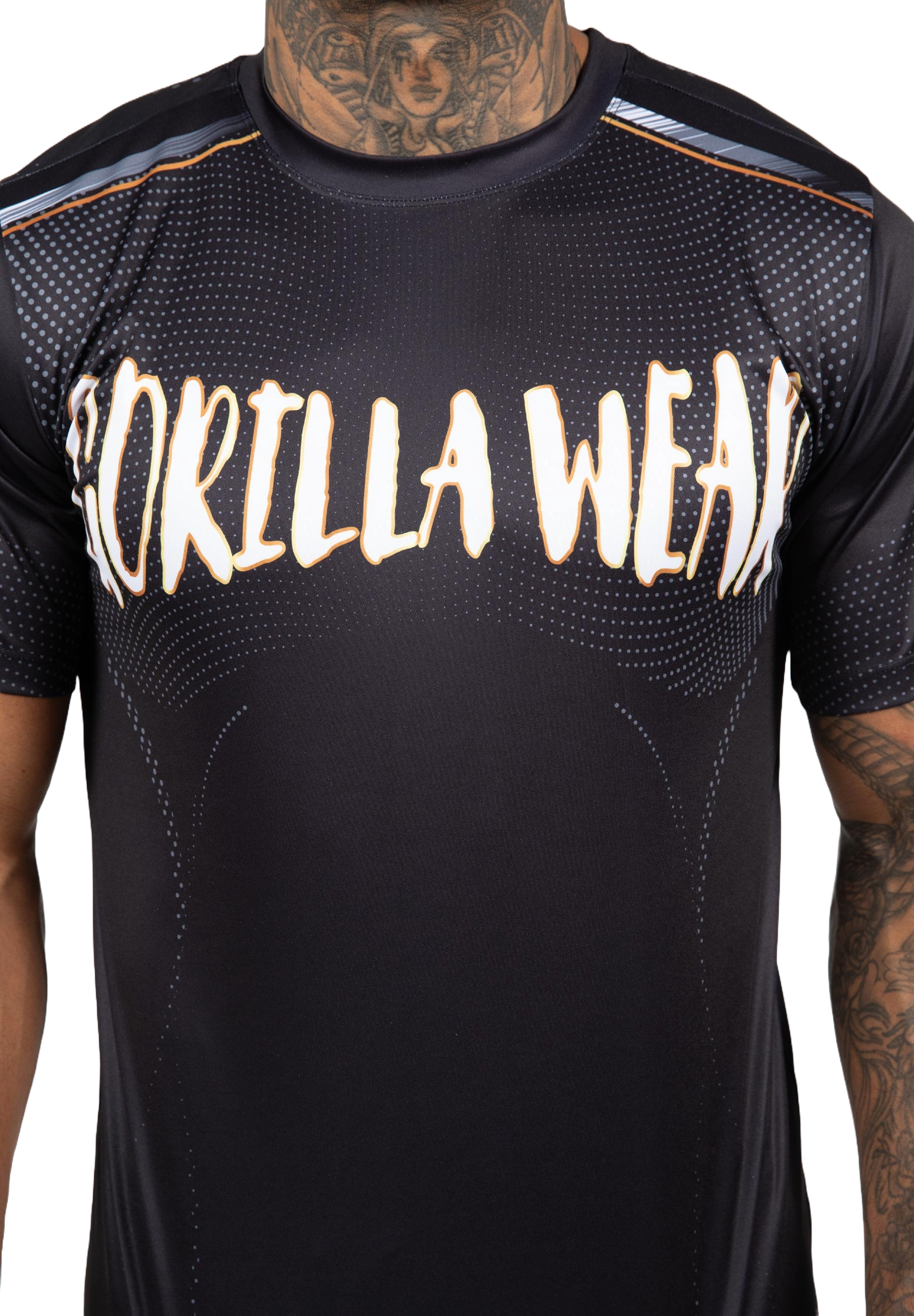 Gorilla Wear Clayton T-Shirt, black/gold