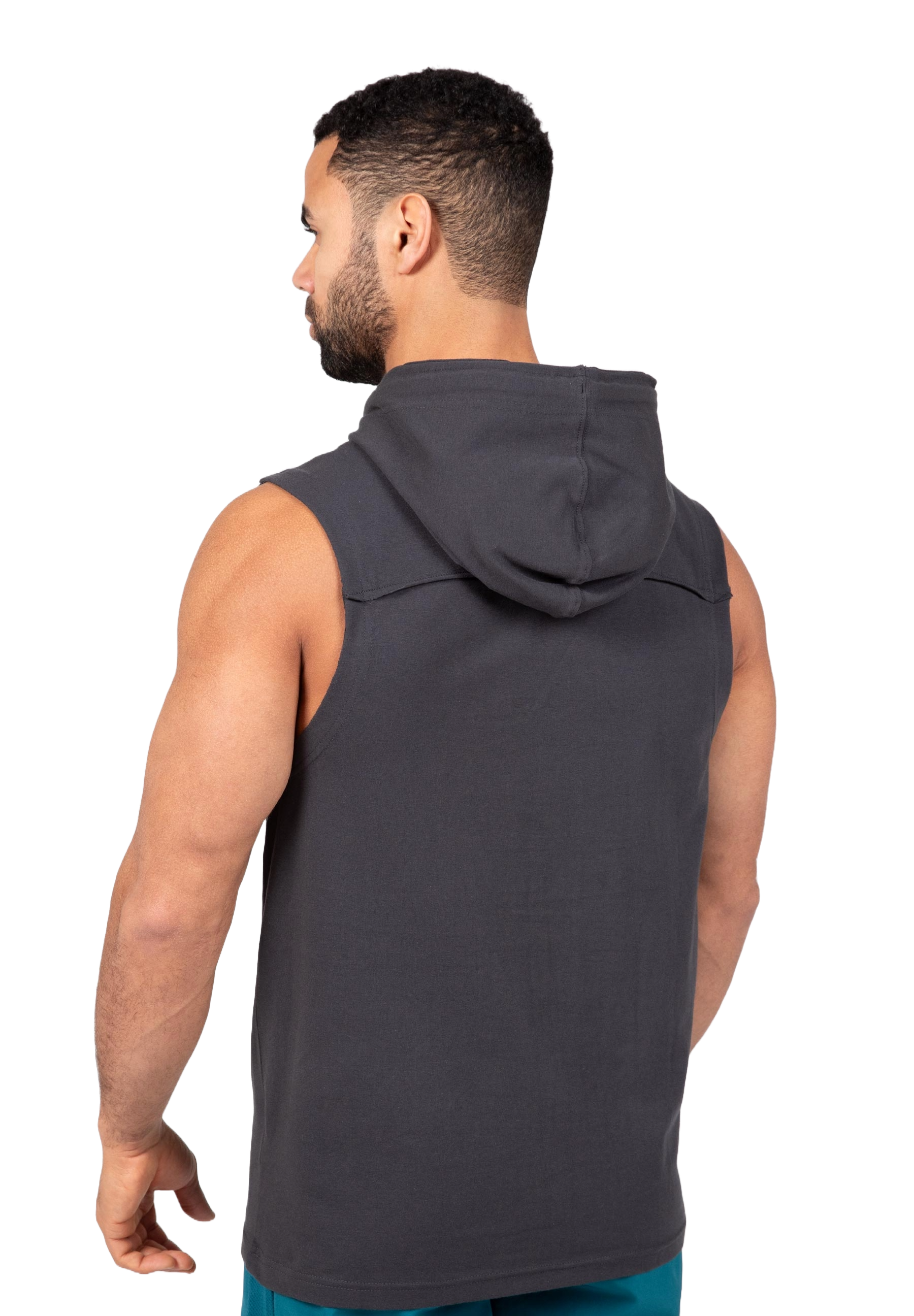 Gorilla Wear Chico S/L Hooded T-Shirt, dark grey