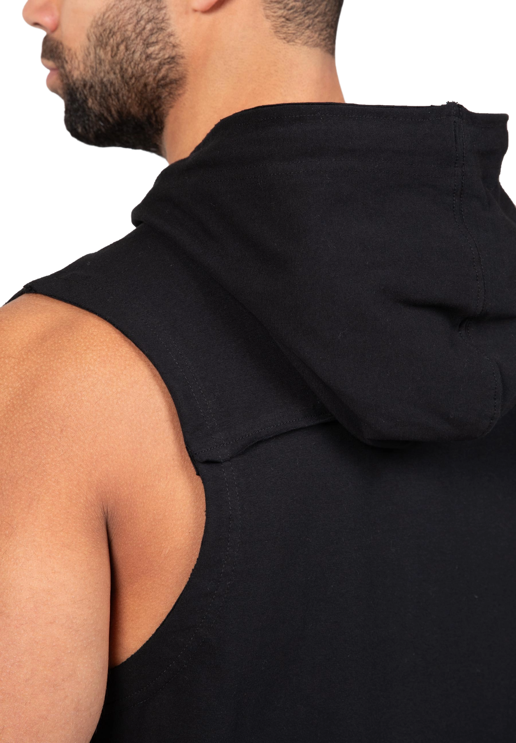 Gorilla Wear Chico S/L Hooded T-Shirt, black