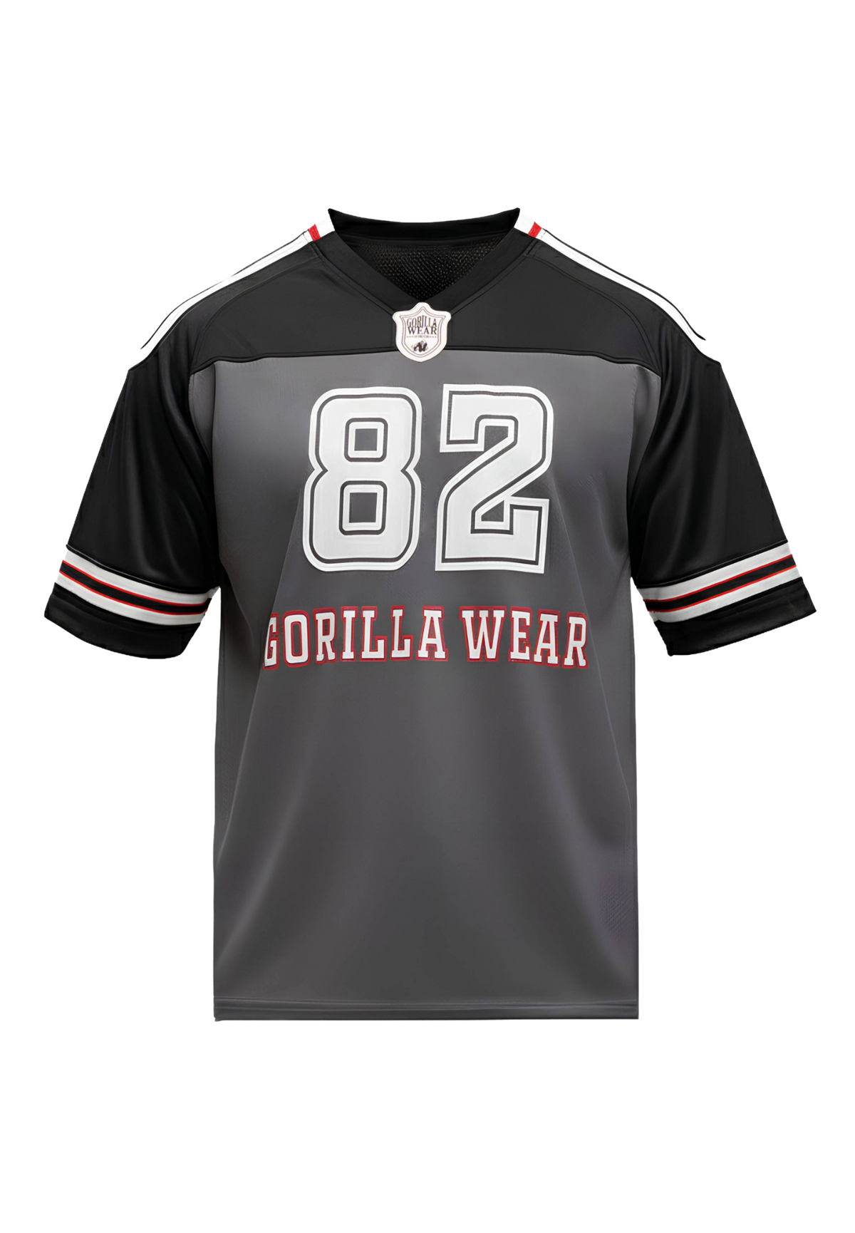 Gorilla Wear Tyler Football Jersey, black/white