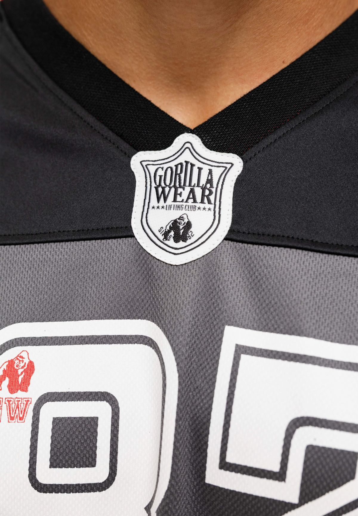 Gorilla Wear Tyler Football Jersey, black/white