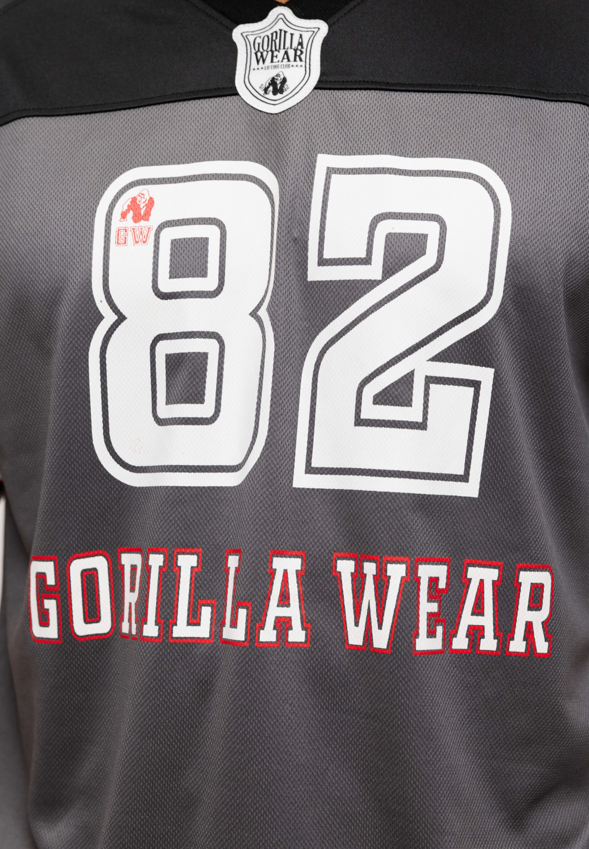 Gorilla Wear Tyler Football Jersey, black/white