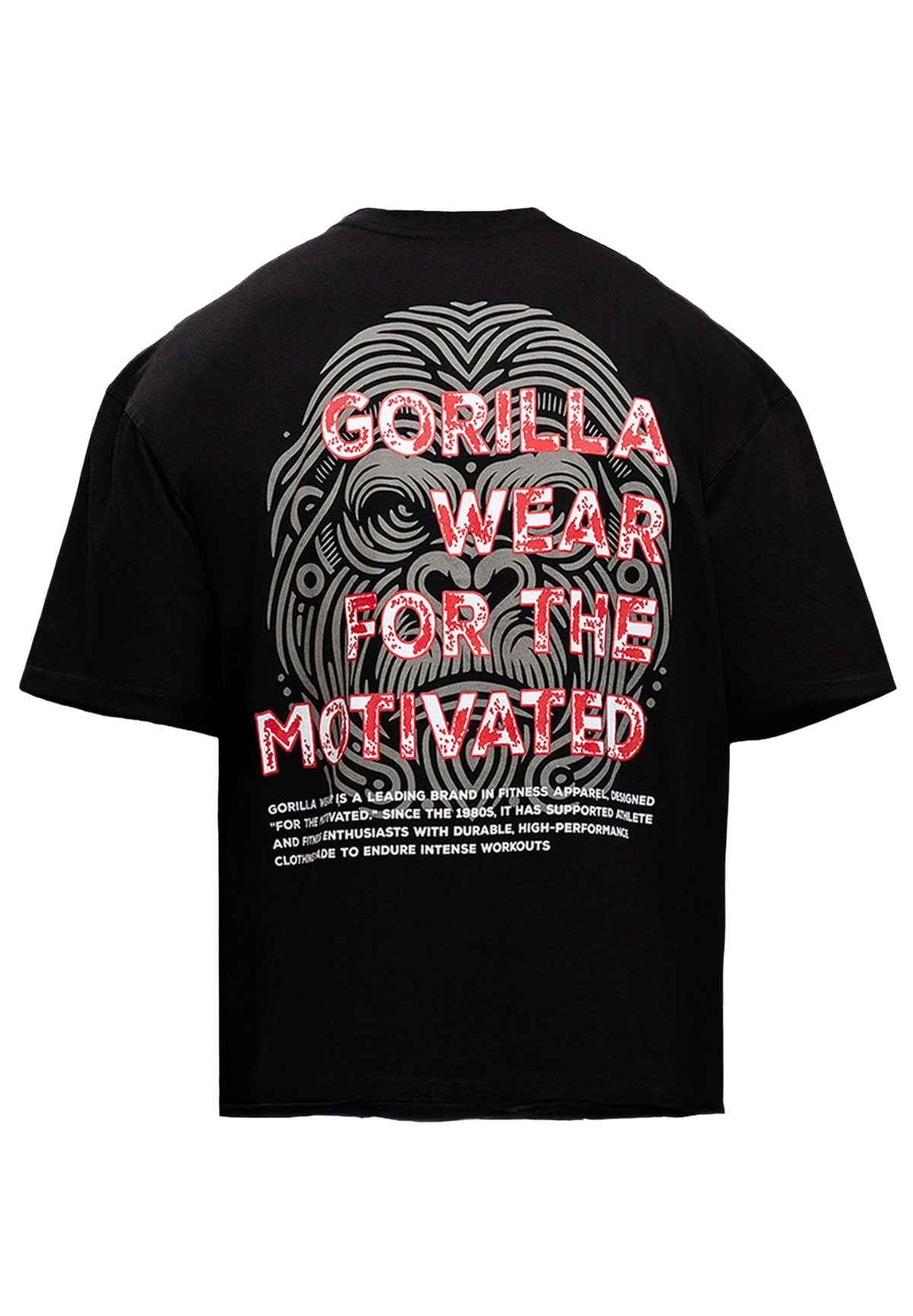 Gorilla Wear Macon Oversized T-Shirt, black