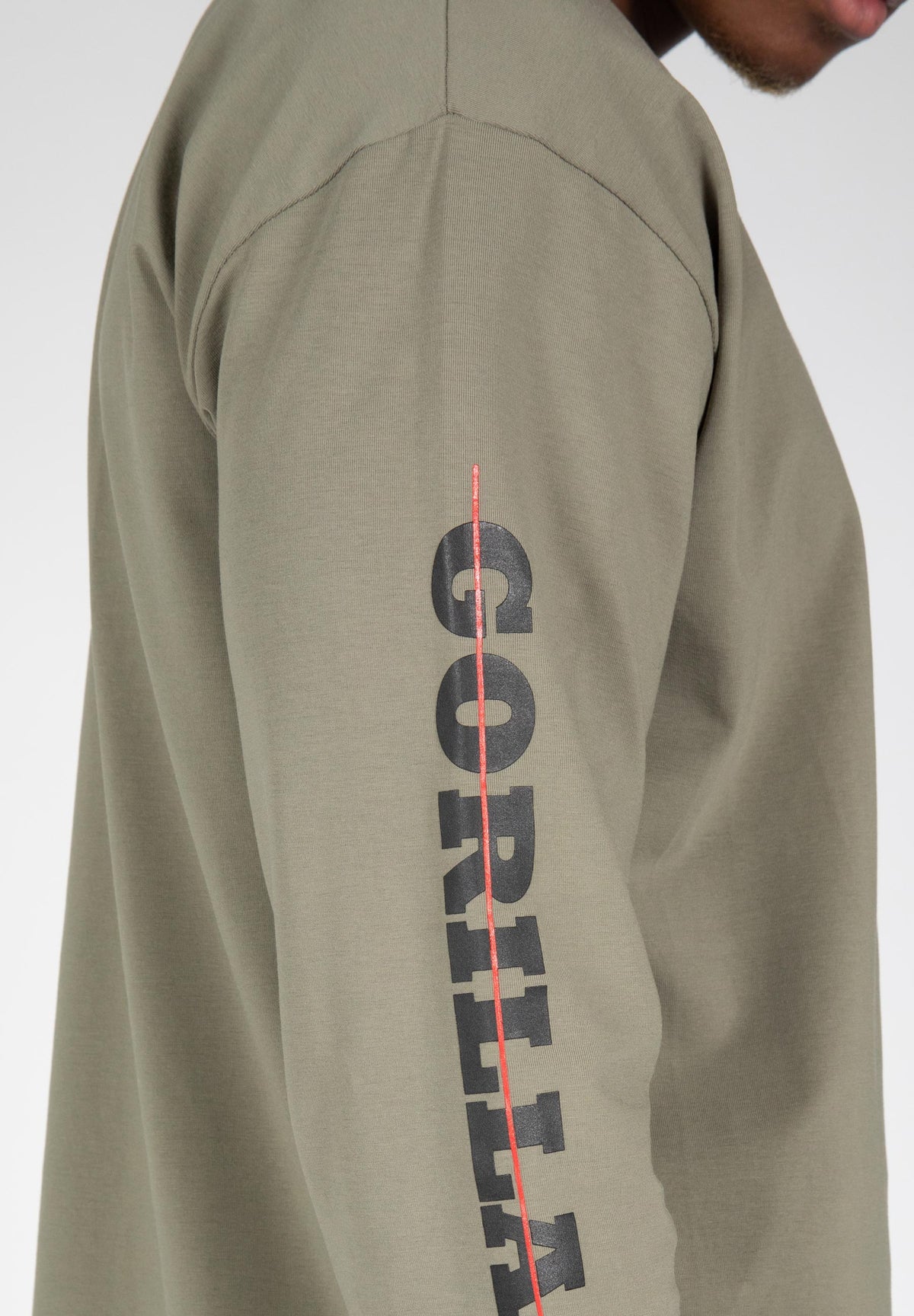 Gorilla Wear Boise Oversized Long Sleeve, army green