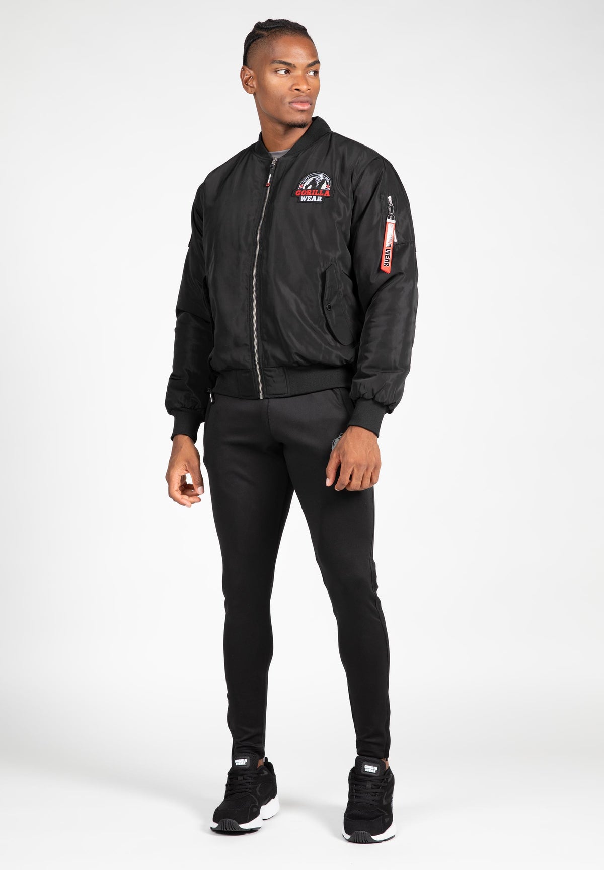 Gorilla Wear Covington Bomber Jacket, black