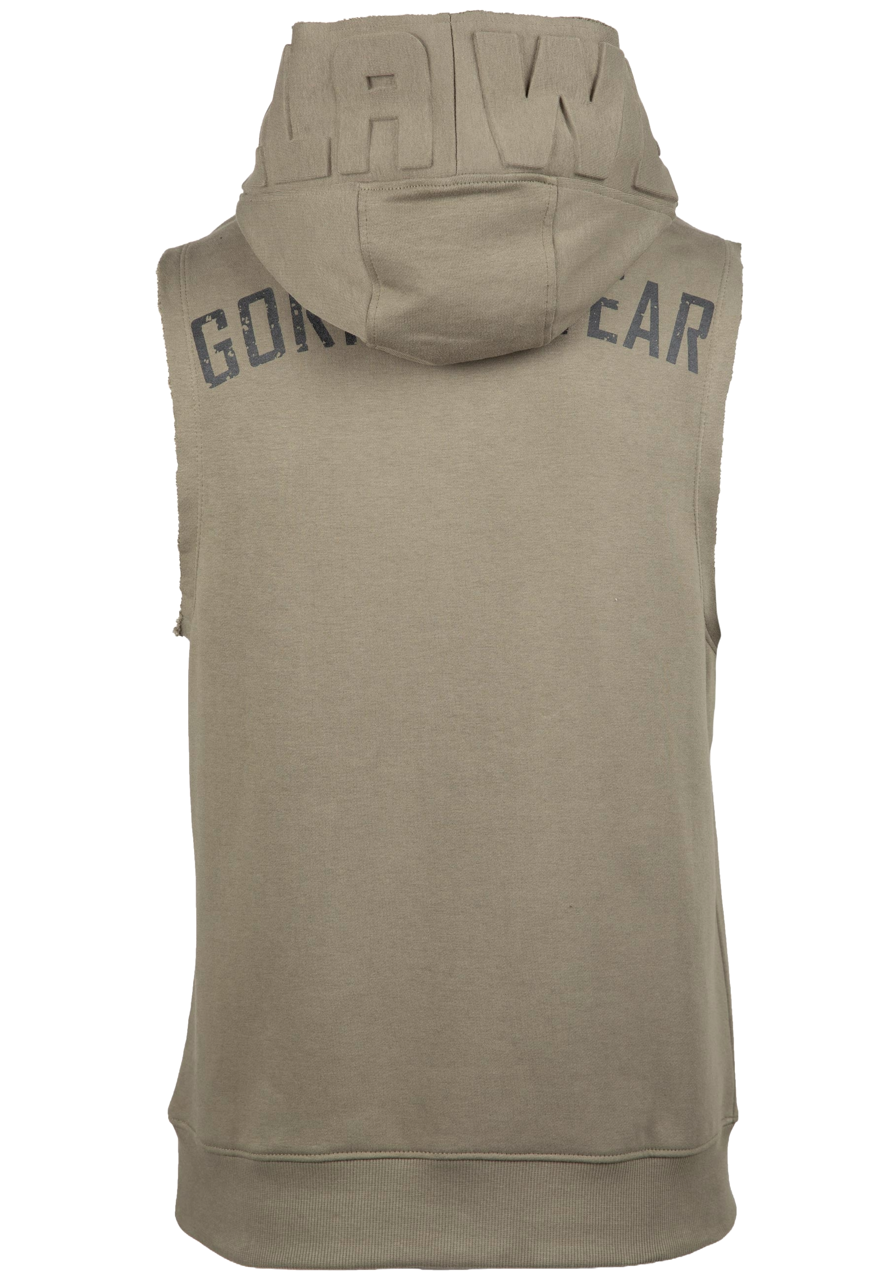 Gorilla Wear Marshall Sleeveless Hoodie, army green