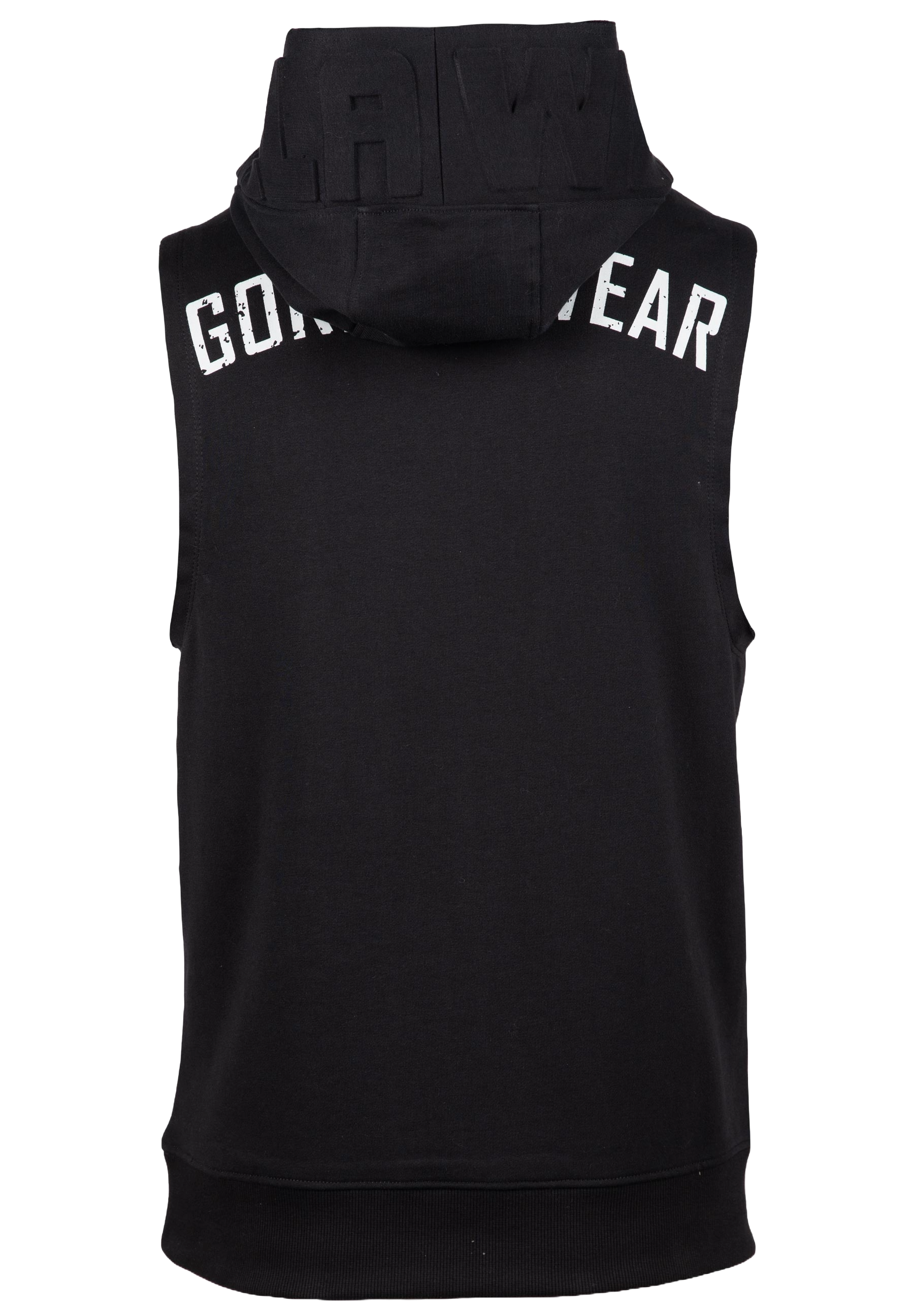 Gorilla Wear Marshall Sleeveless Hoodie, black