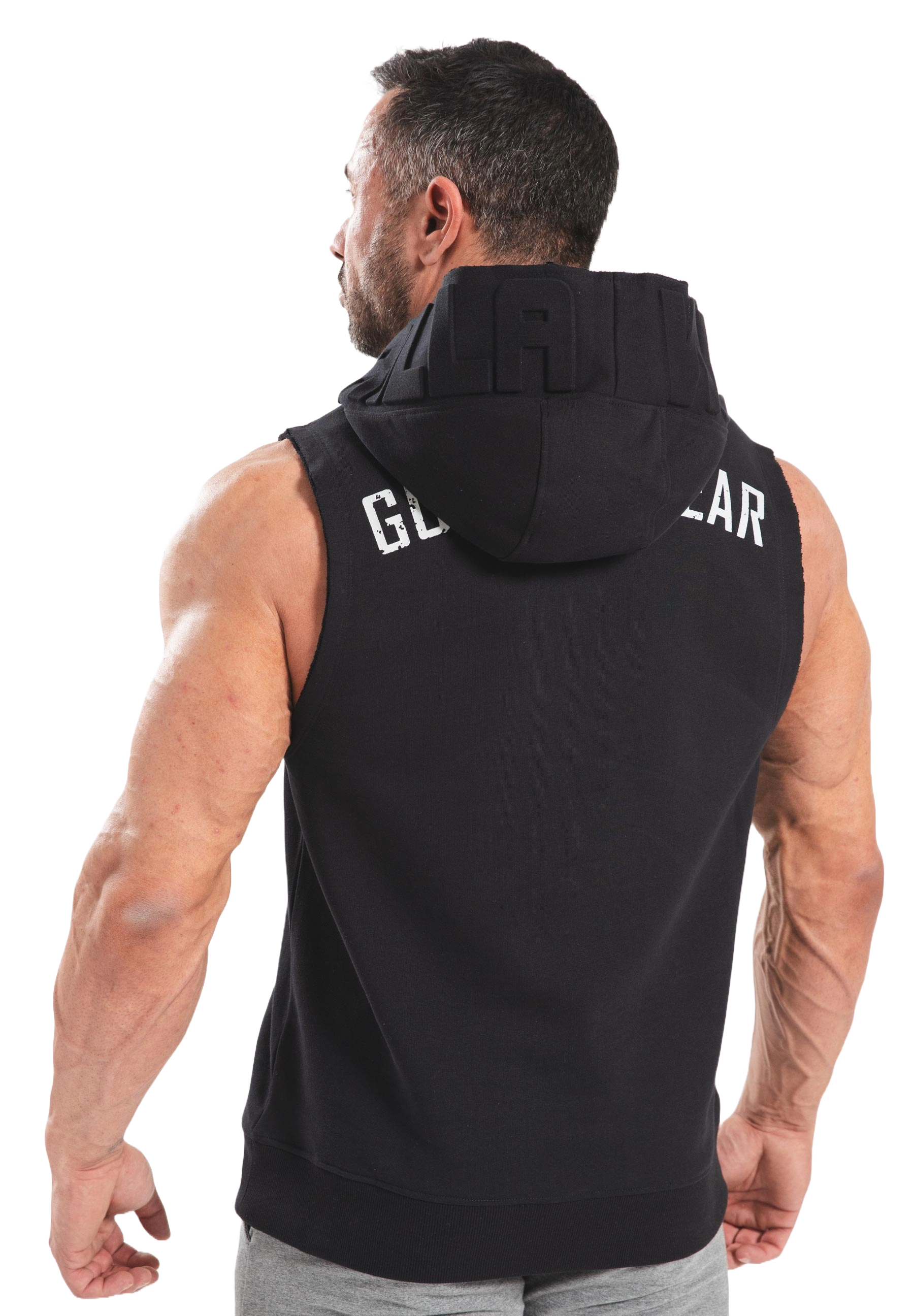 Gorilla Wear Marshall Sleeveless Hoodie, black