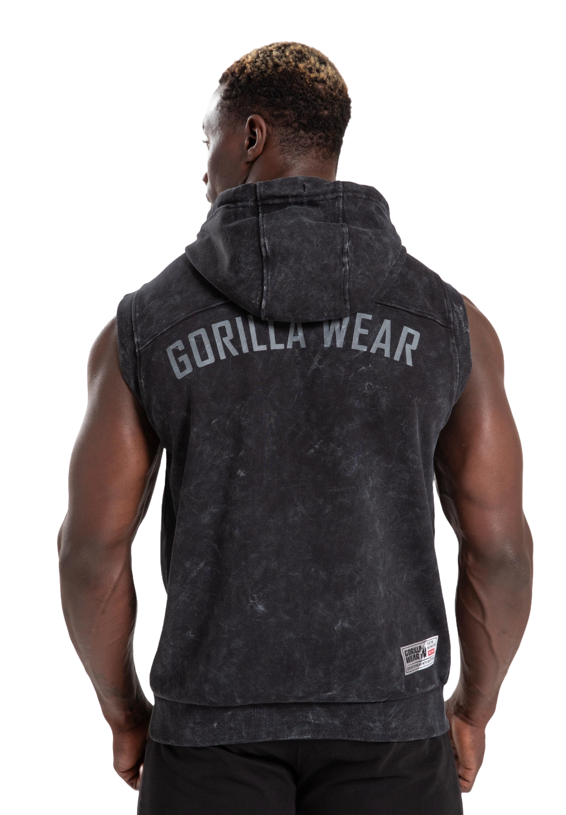 Gorilla Wear Silverdale Sleeveless Hoodie, black
