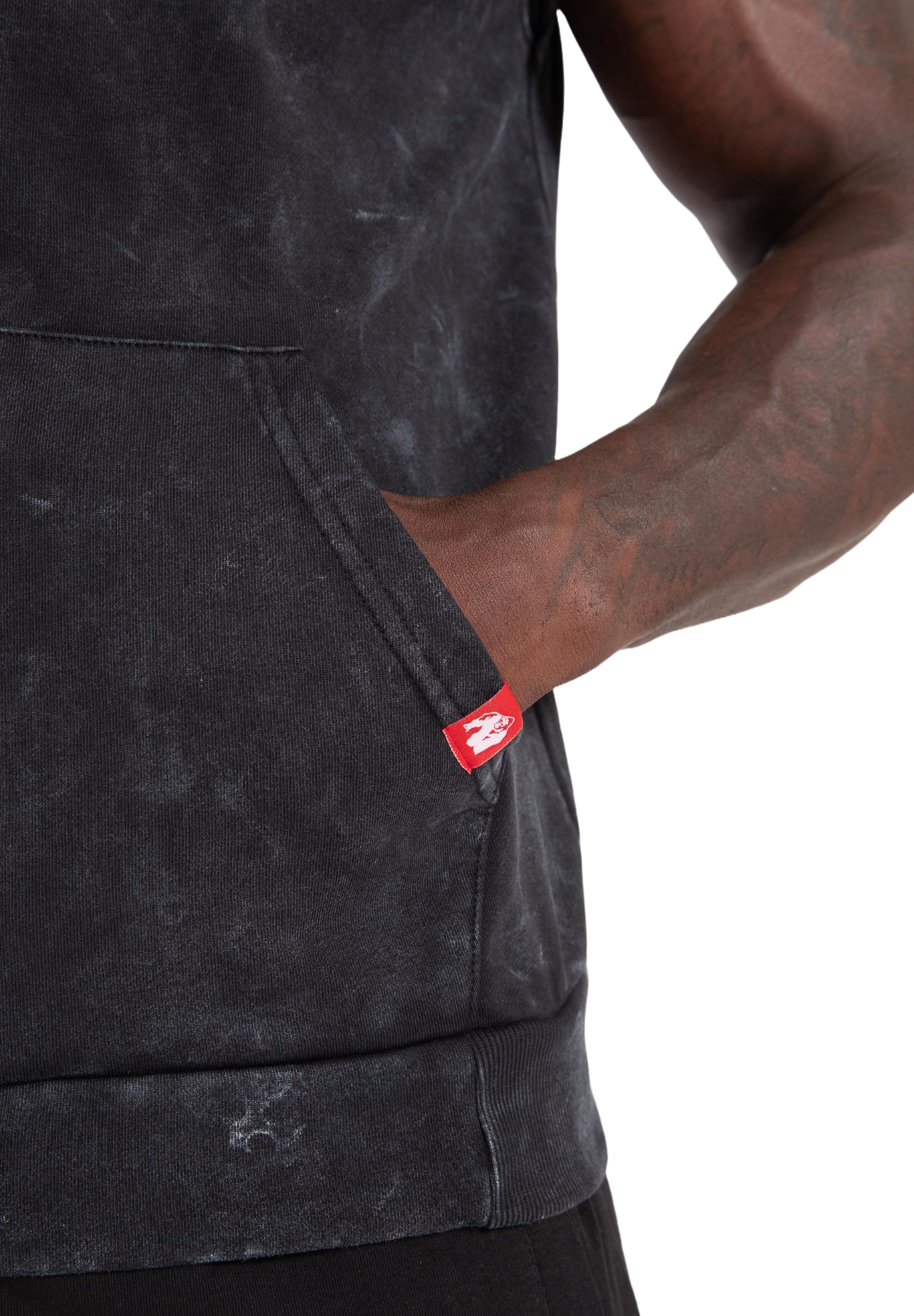 Gorilla Wear Silverdale Sleeveless Hoodie, black