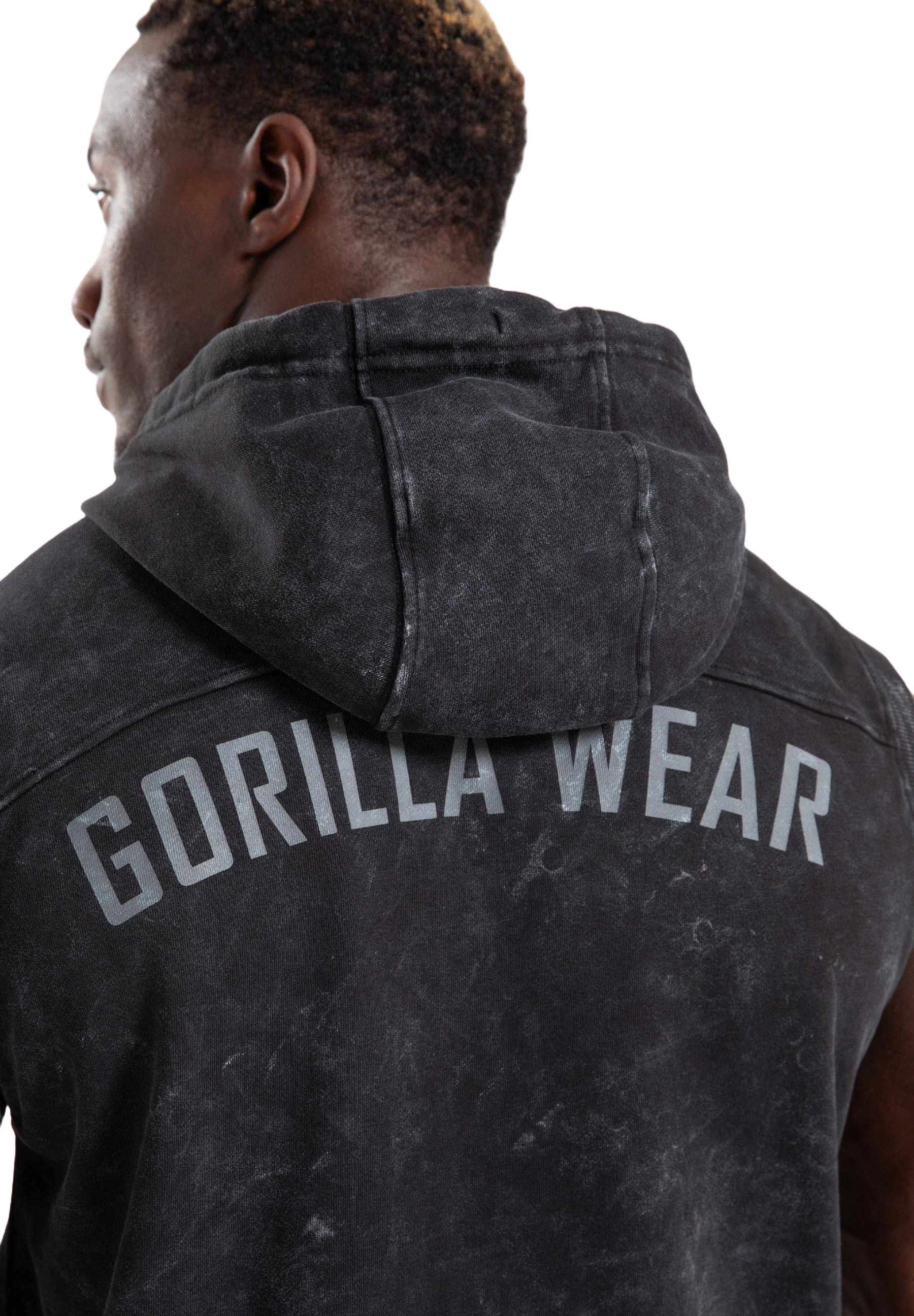 Gorilla Wear Silverdale Sleeveless Hoodie, black