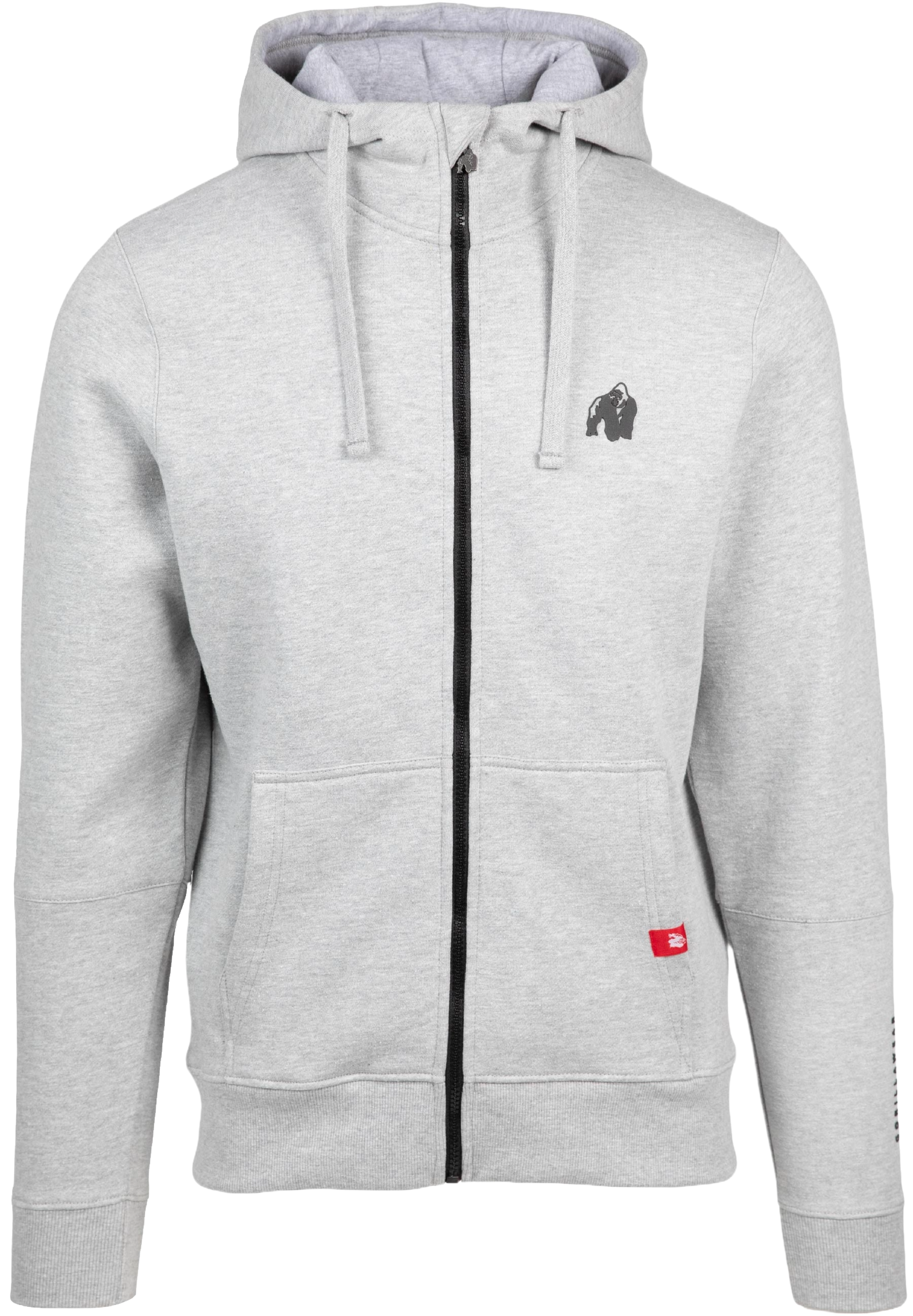 Gorilla Wear Leon Zipped Hoodie, grey