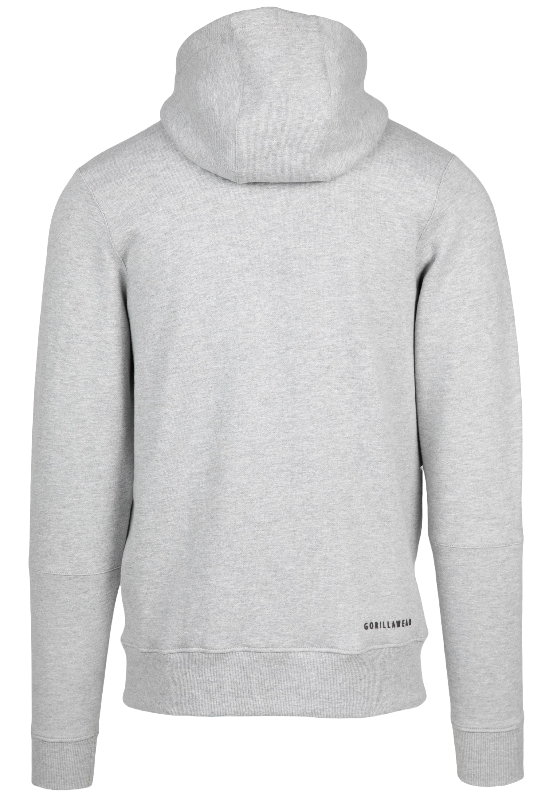 Gorilla Wear Leon Zipped Hoodie, grey