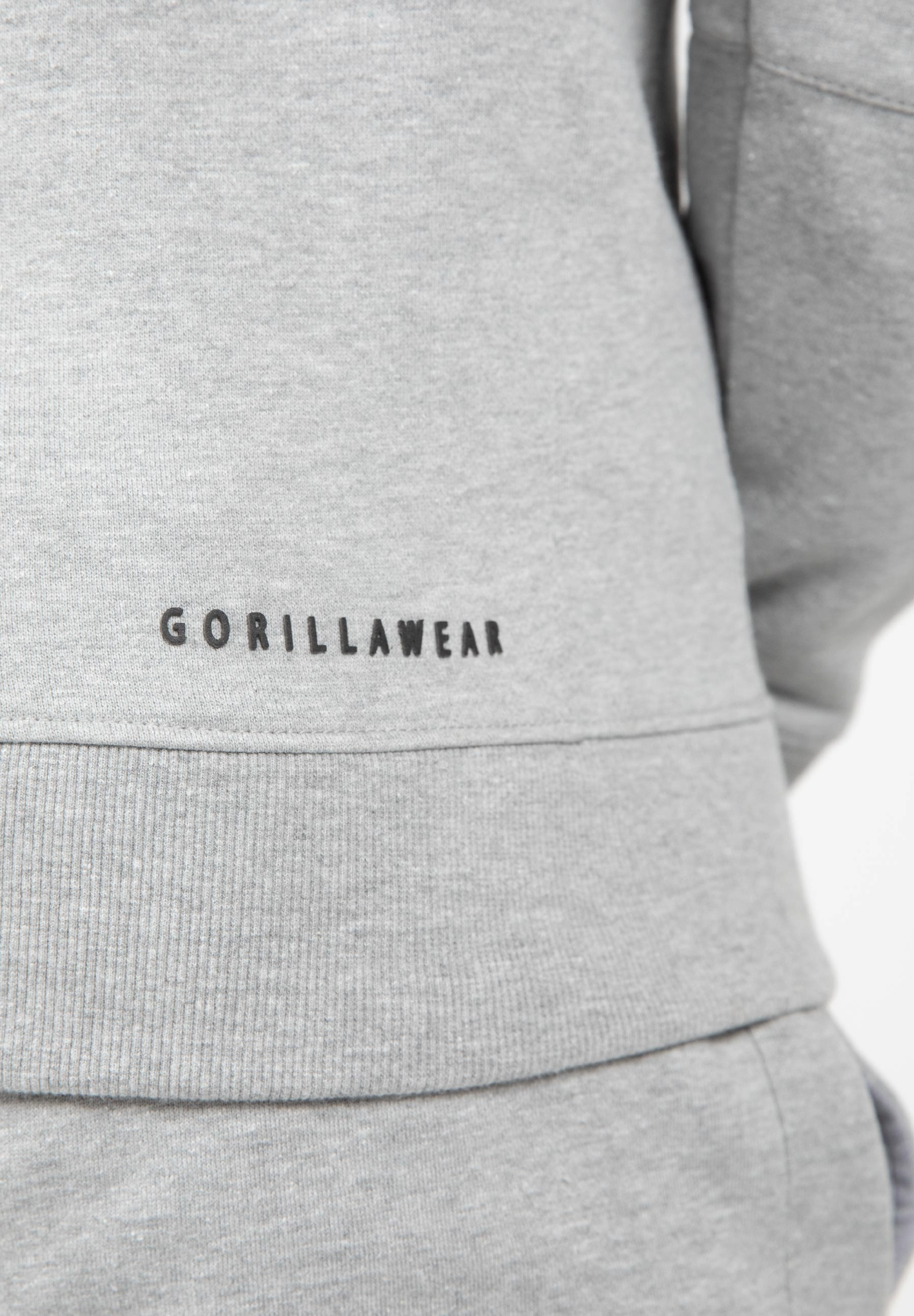 Gorilla Wear Leon Zipped Hoodie, grey