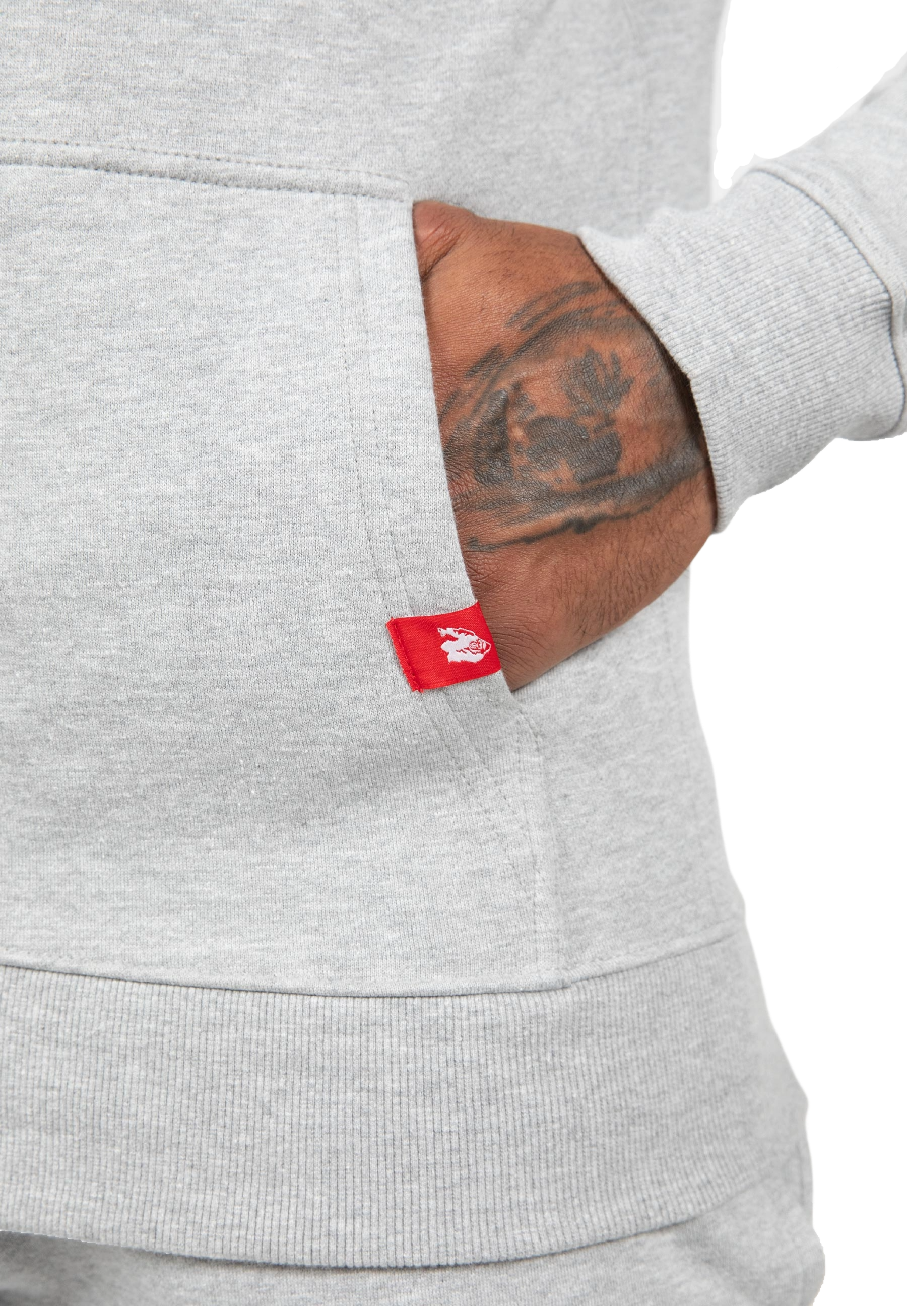 Gorilla Wear Leon Zipped Hoodie, grey