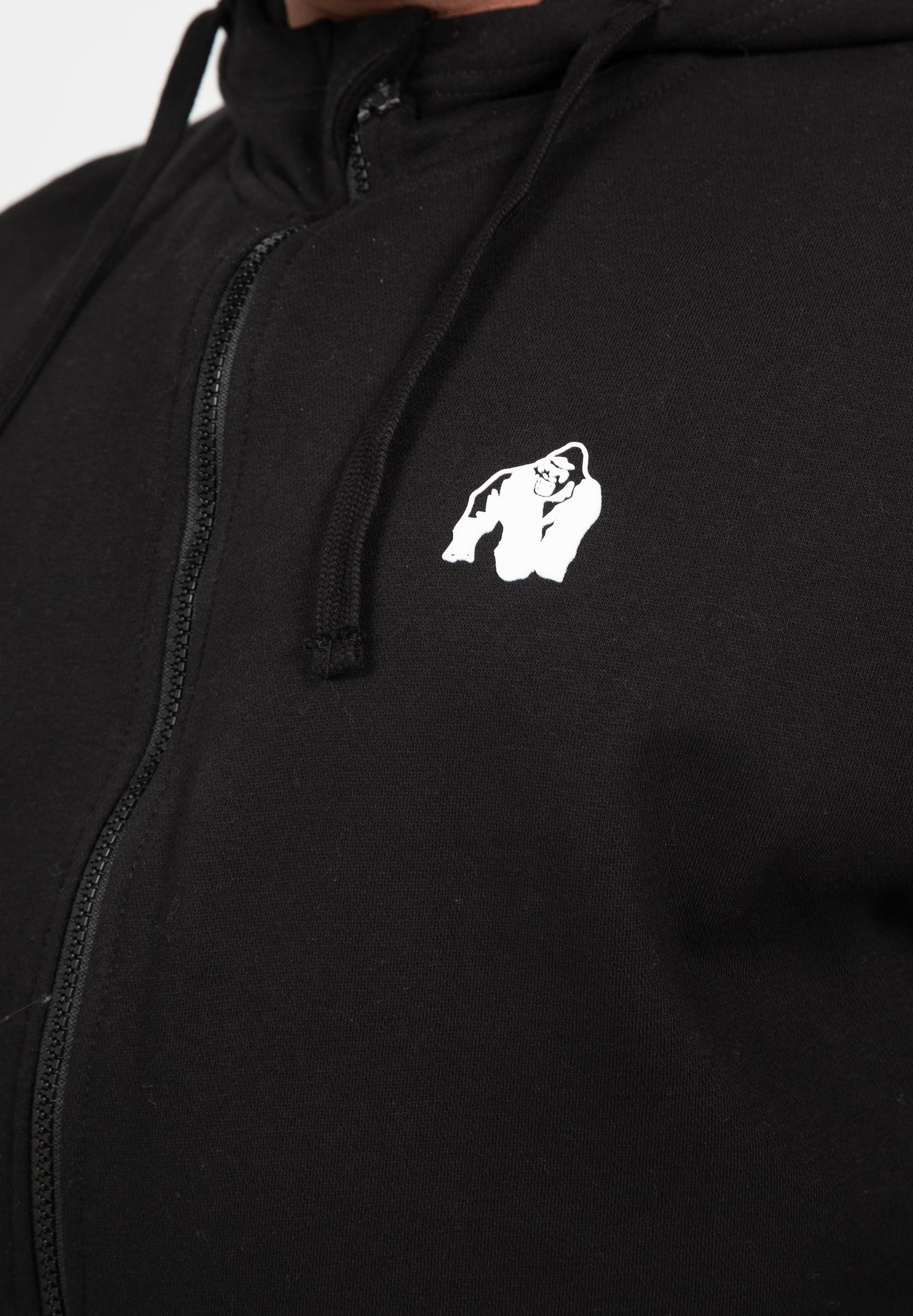 Gorilla Wear Leon Zipped Hoodie, black