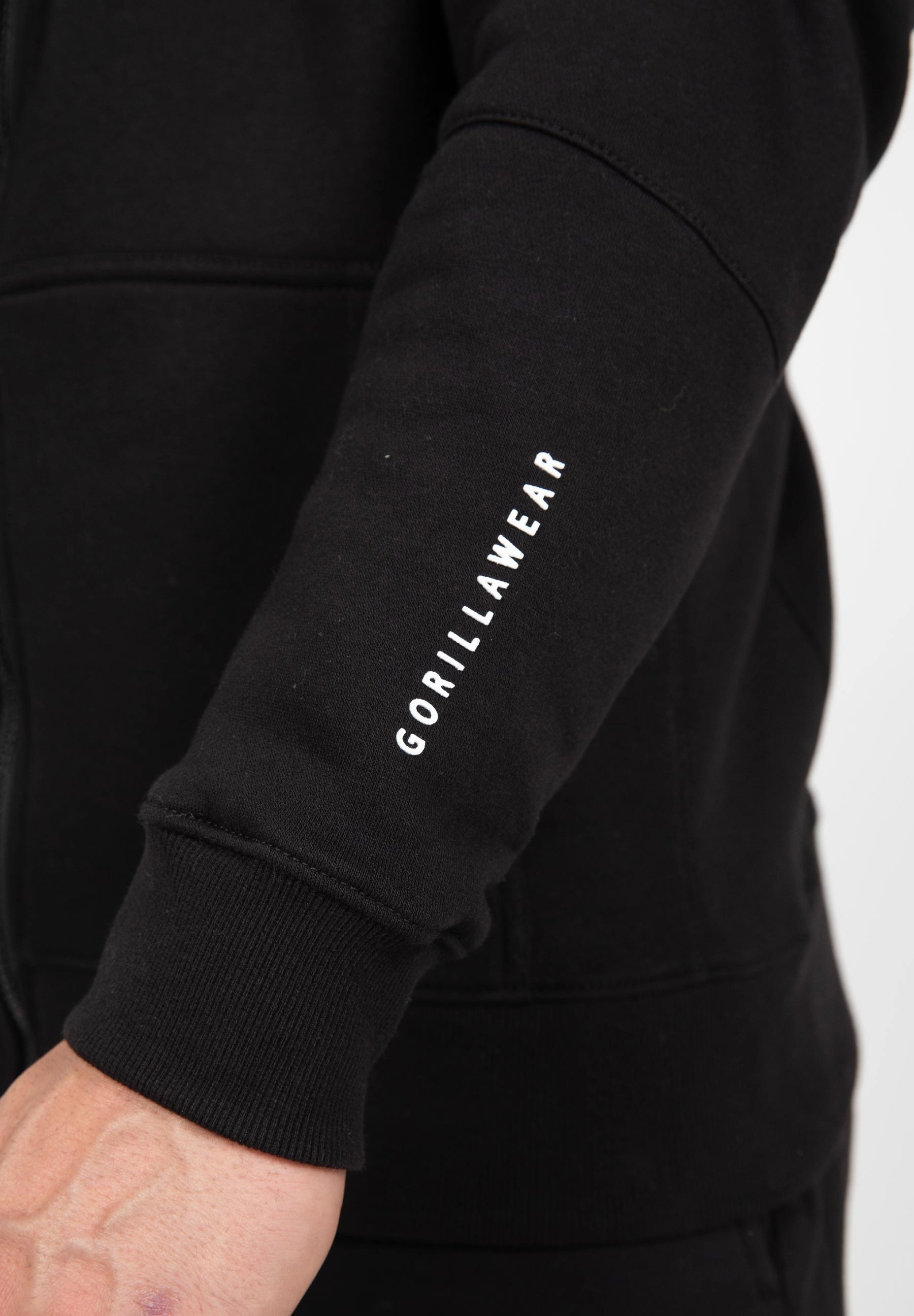 Gorilla Wear Leon Zipped Hoodie, black