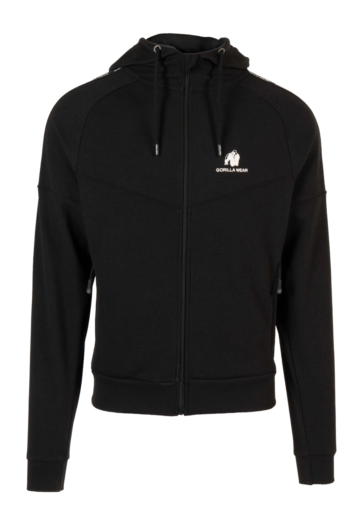 Gorilla Wear Harvey Hooded Track Jacket, black