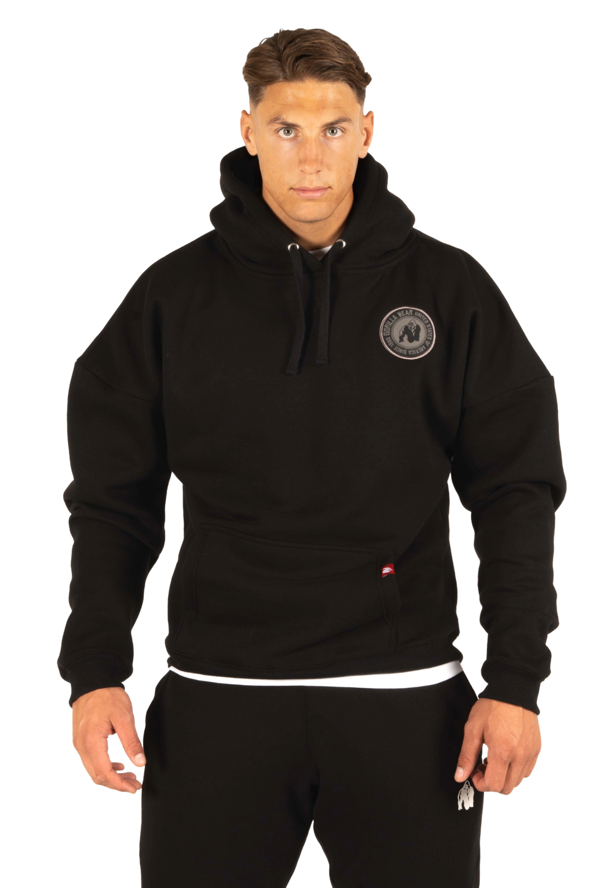 Gorilla Wear Jordan Oversized Hoodie, black