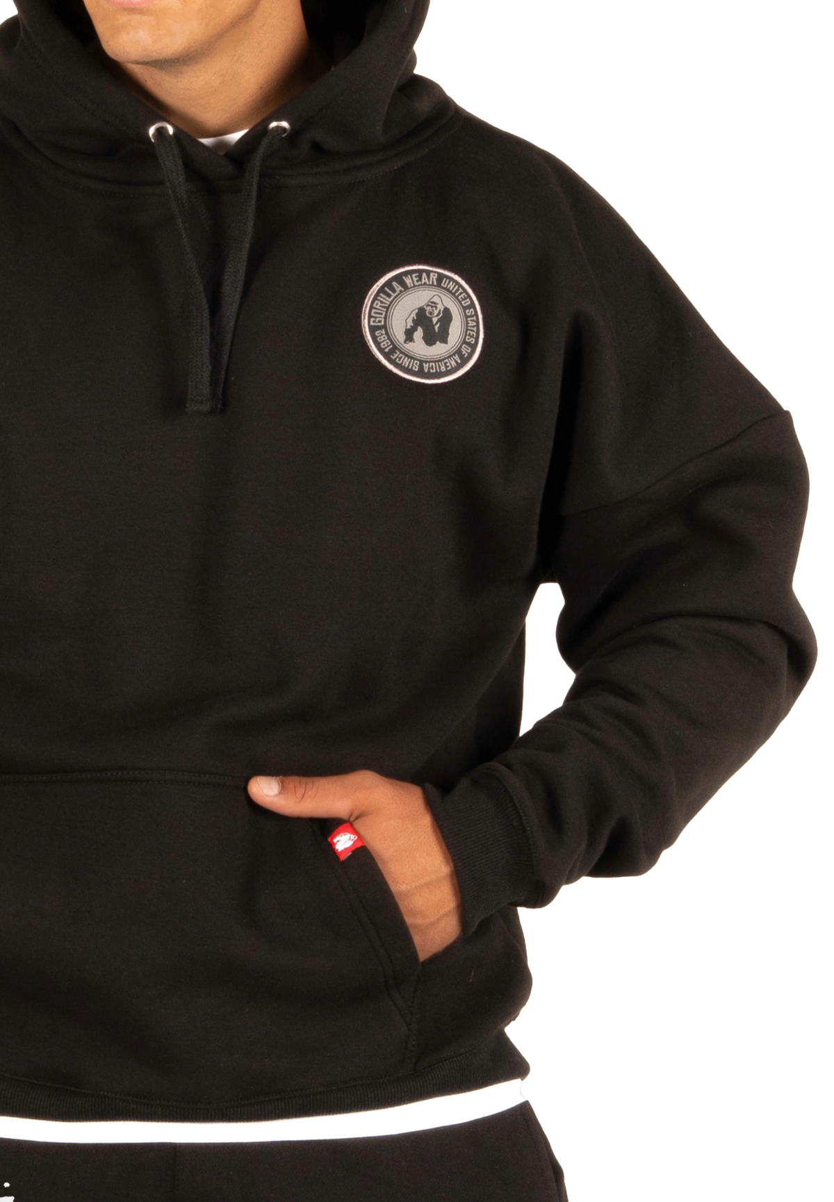 Gorilla Wear Jordan Oversized Hoodie, black