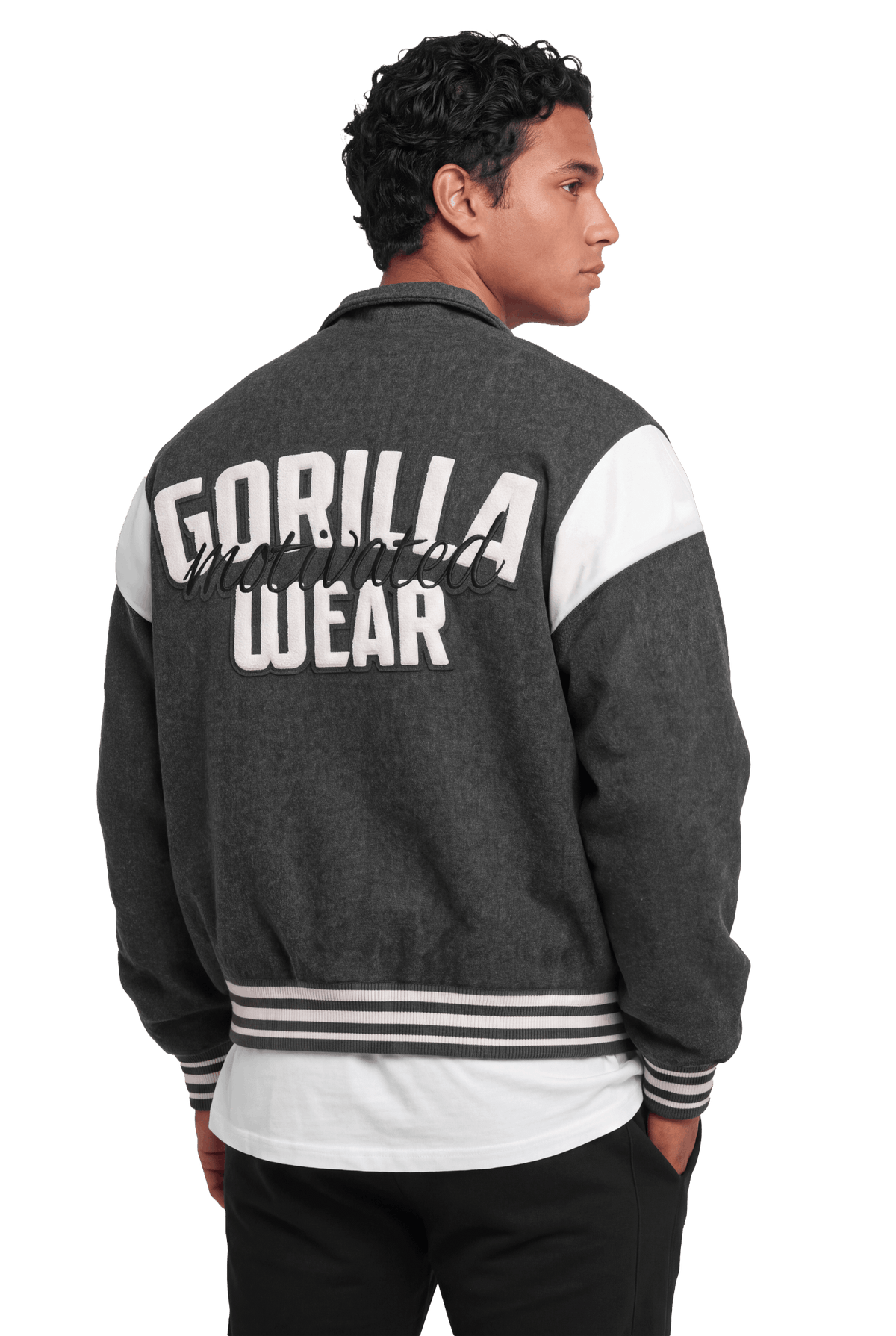 Gorilla Wear Stockholm Varsity Jacket, grey