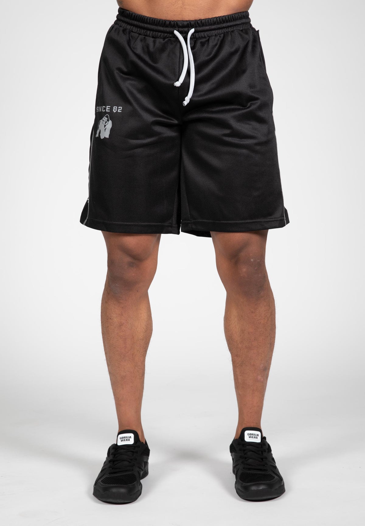 Gorilla Wear Functional Mesh Shorts, black/white