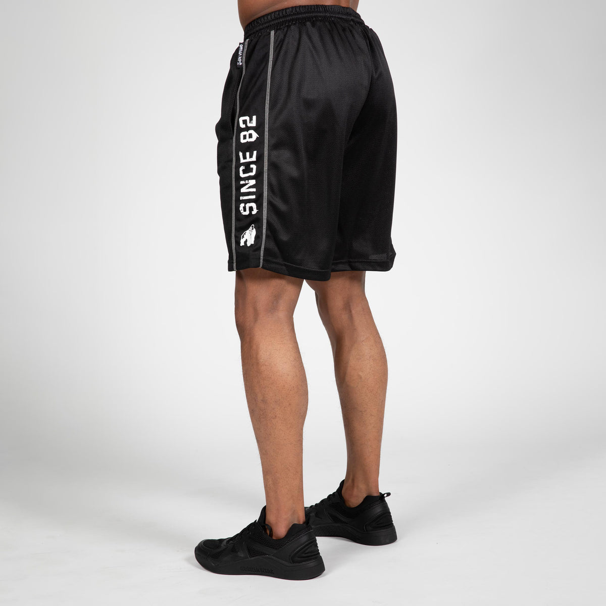 Gorilla Wear Functional Mesh Shorts, black/white