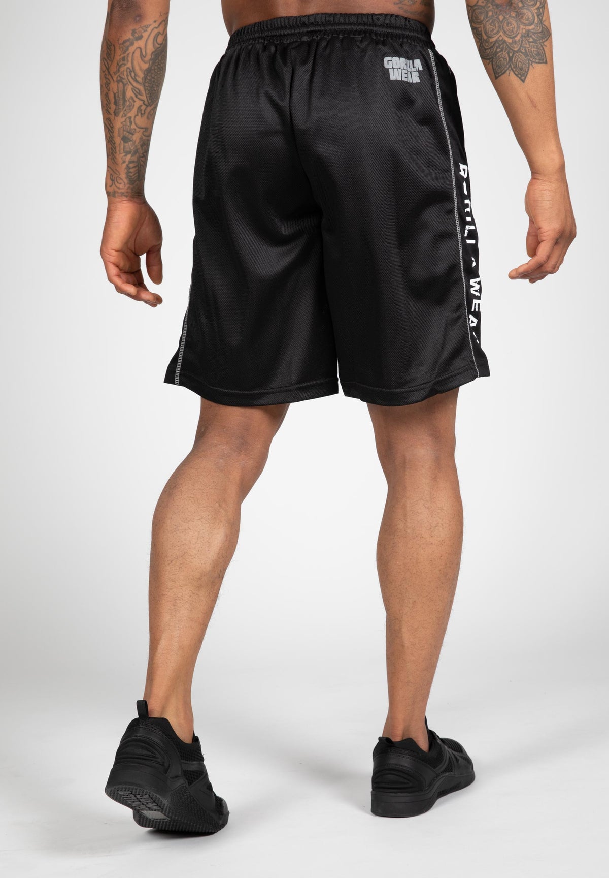 Gorilla Wear Functional Mesh Shorts, black/white