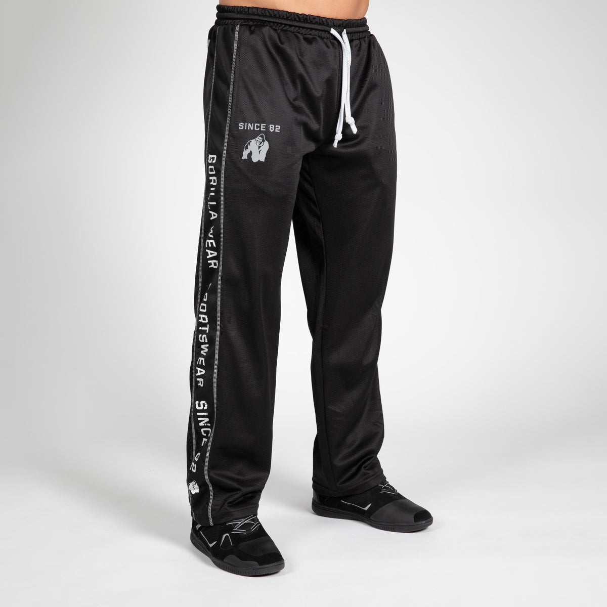 Gorilla Wear Functional Mesh Pants, black/white