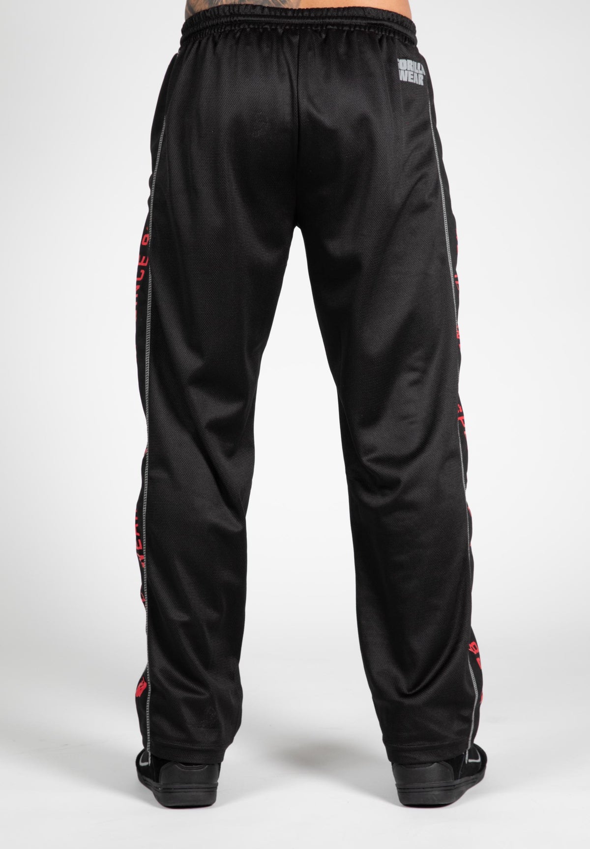 Gorilla Wear Functional Mesh Pants, black/red