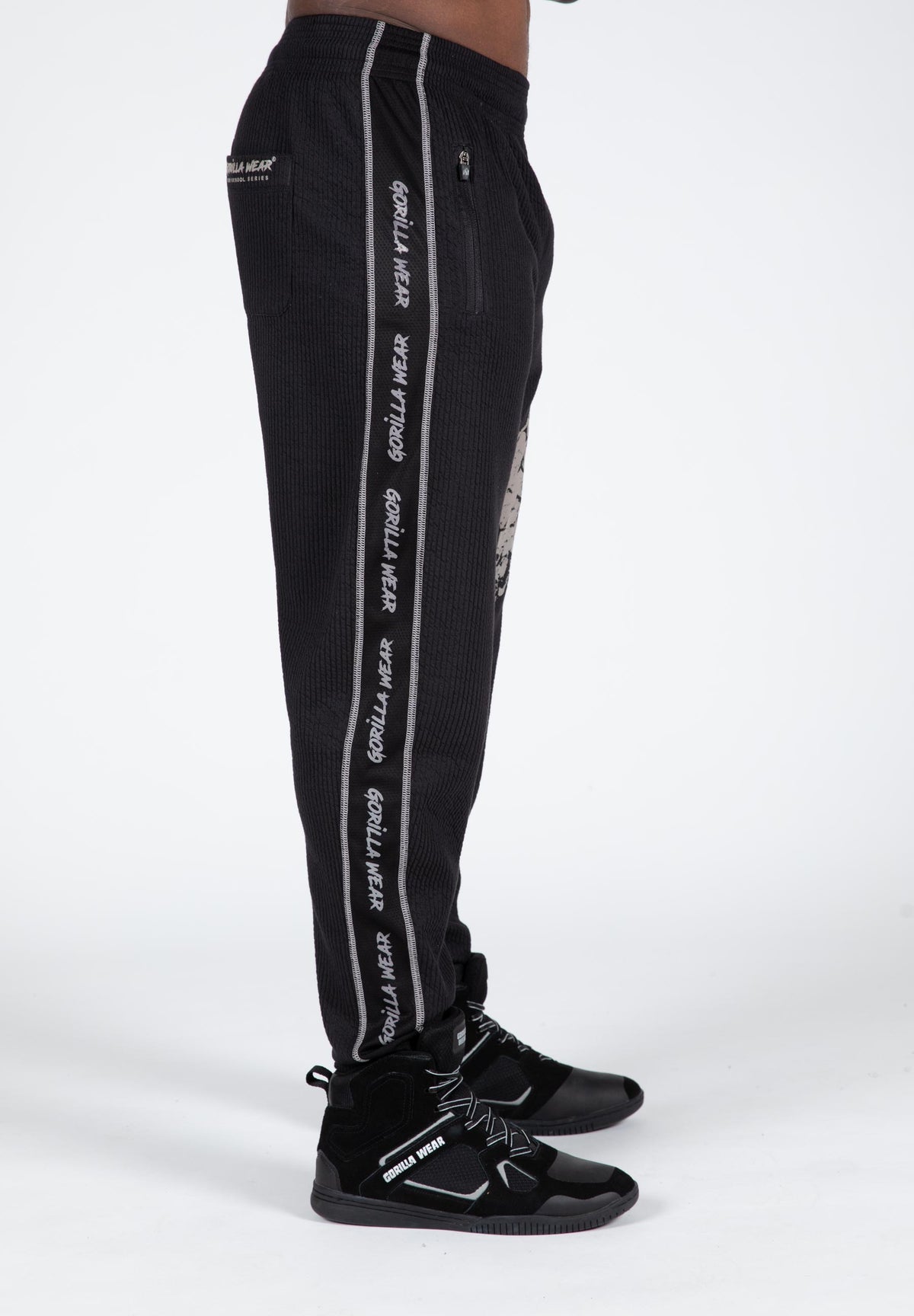 Gorilla Wear Buffalo Old School Workout Pants, black/grey