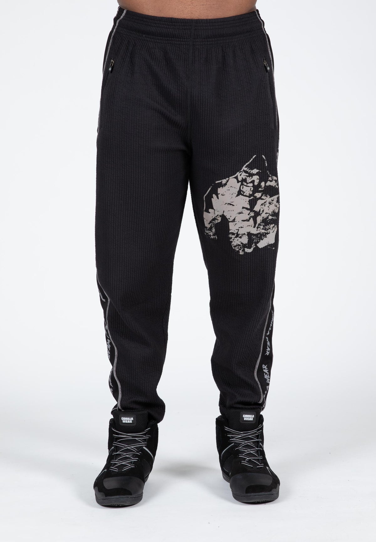 Gorilla Wear Buffalo Old School Workout Pants, black/grey